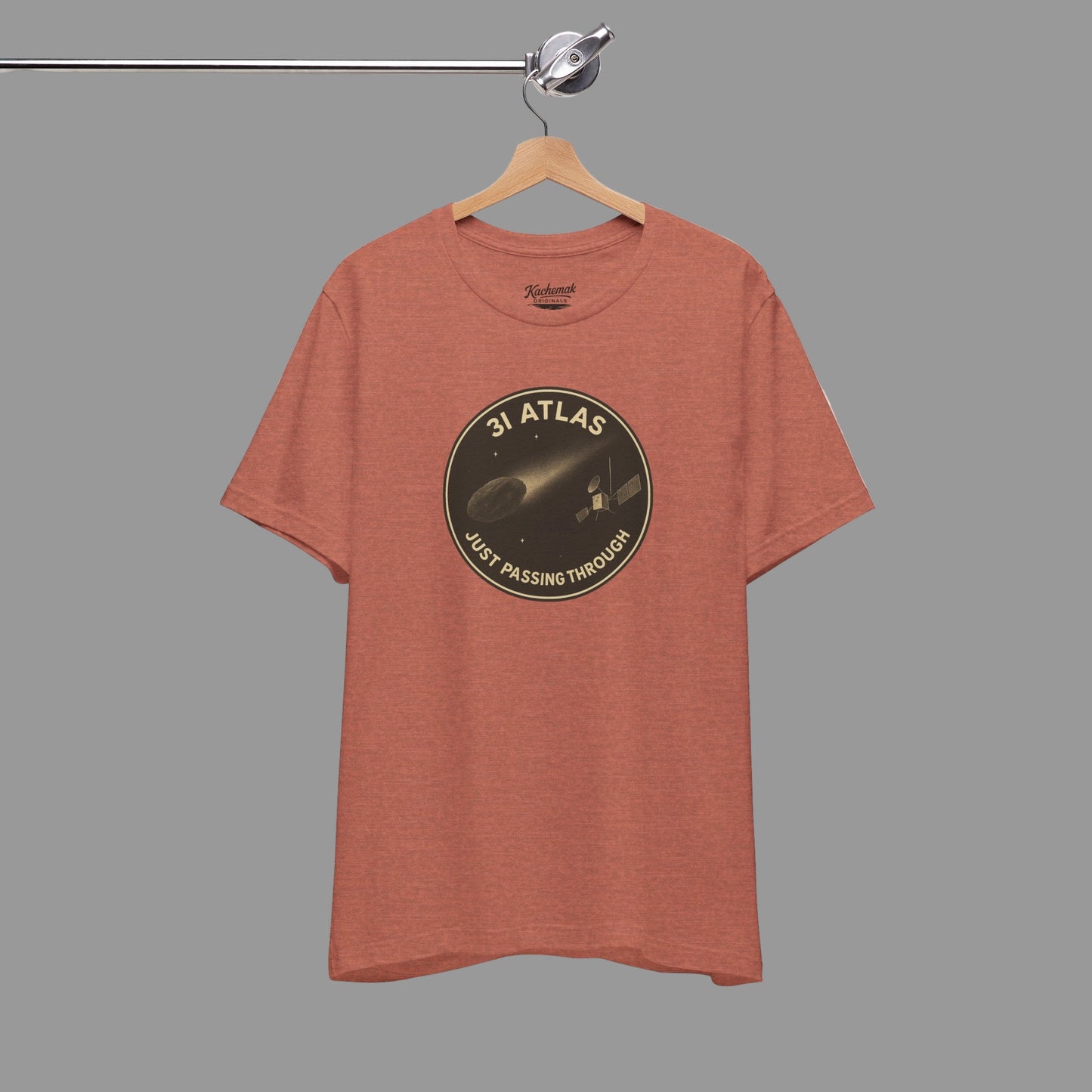 3i/Atlas Tee – Just Passing Through Edition Stylish Graphic Tee for Space Enthusiasts | Trending Design, Casual Wear, Gift for Astronaut Lovers, Birthday Gift