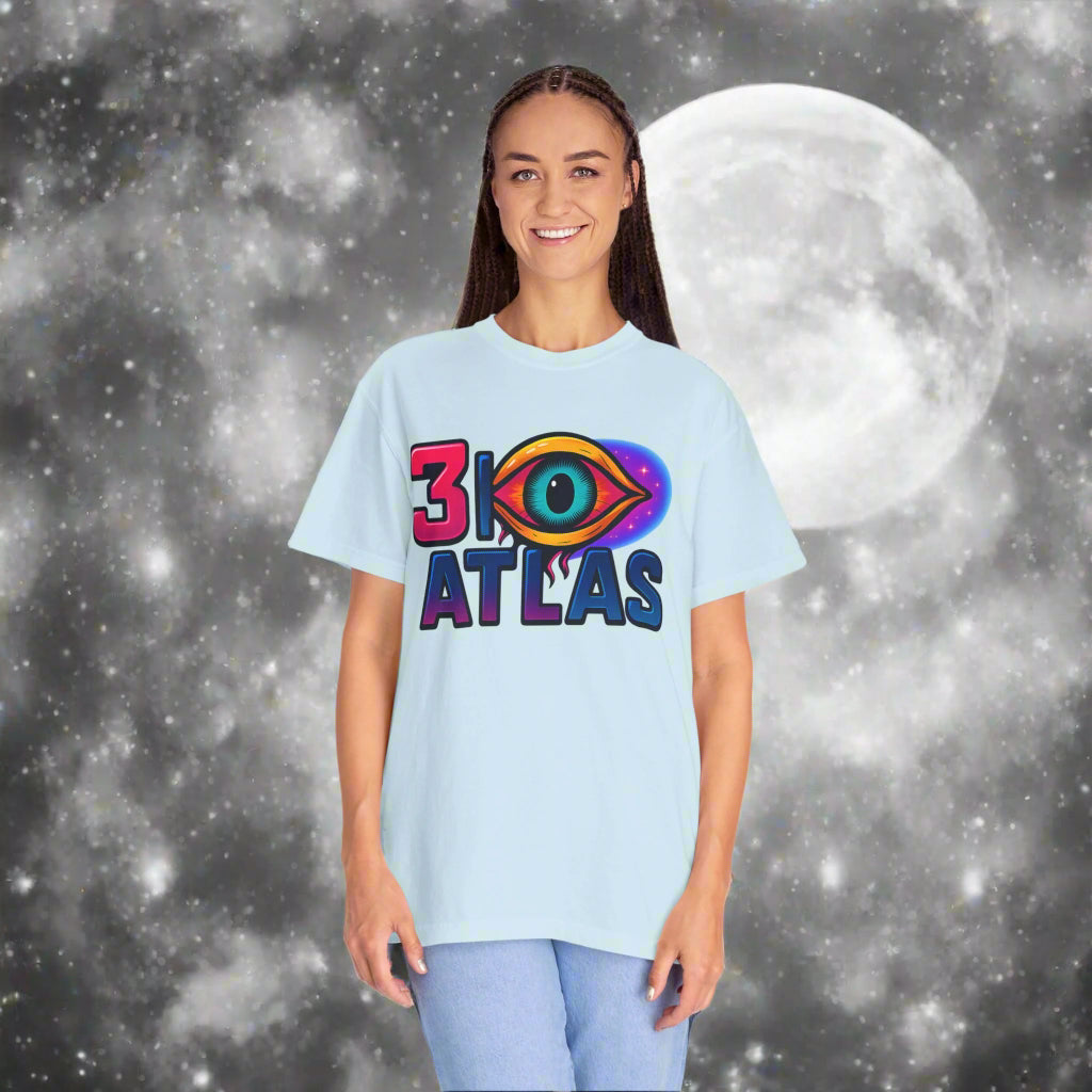 3i/Atlas Graphic Tee – Cosmic Alien Eye Shirt, Trippy Space T-Shirt, Space Enthusiast, Trending