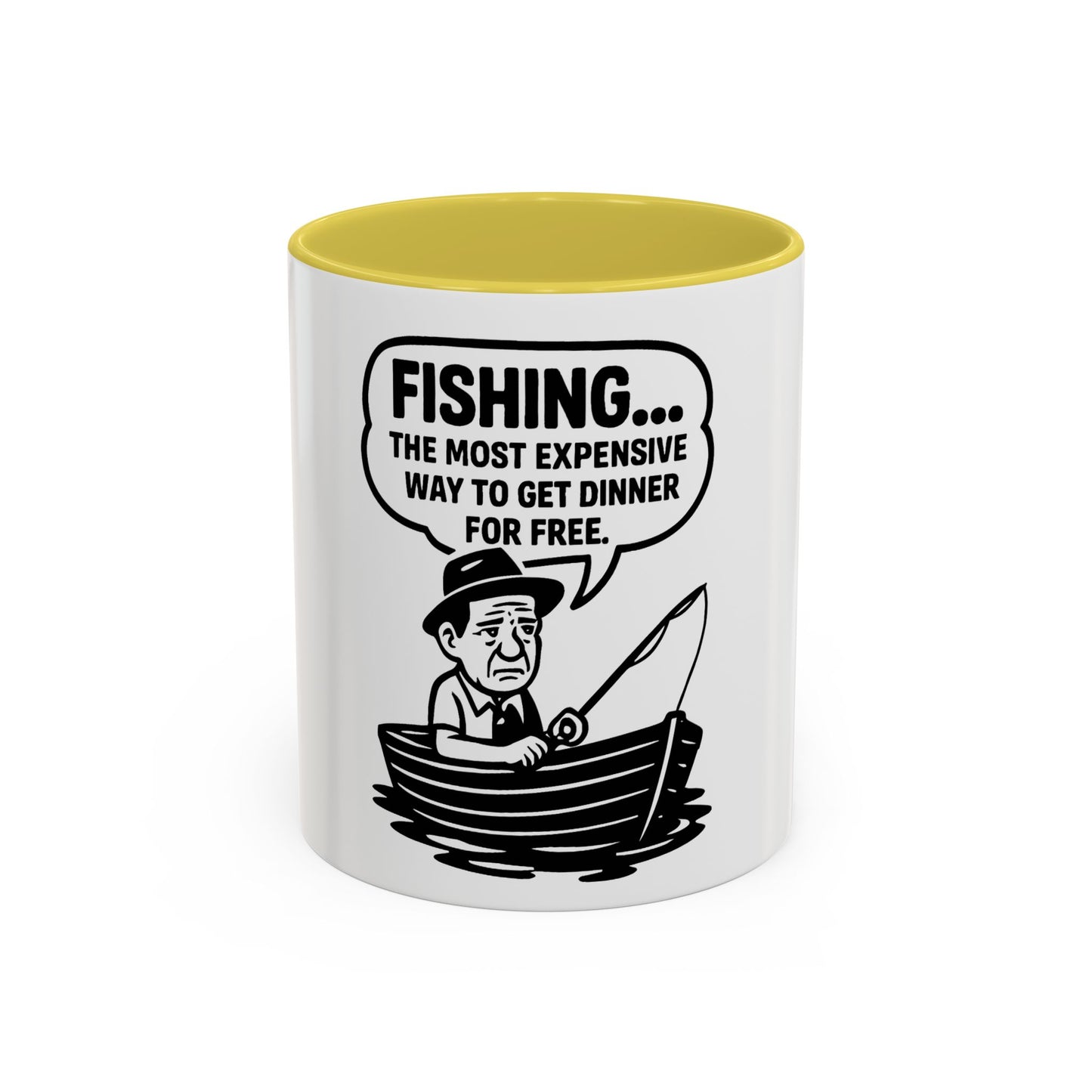 Humorous Fishing Mug - Perfect Gift for Anglers, Coffee Lovers, Father's Day, Unique Kitchen Decor, Fishing Quotes, Fishing is Life