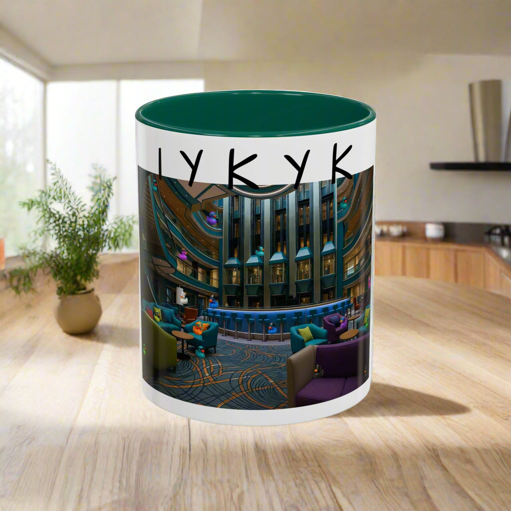IYKYK Hidden Ducks Cruise Mug, Funny Conversation Starter Coffee Cup for Cruise Fans Colorful Mugs (11oz, 15oz)