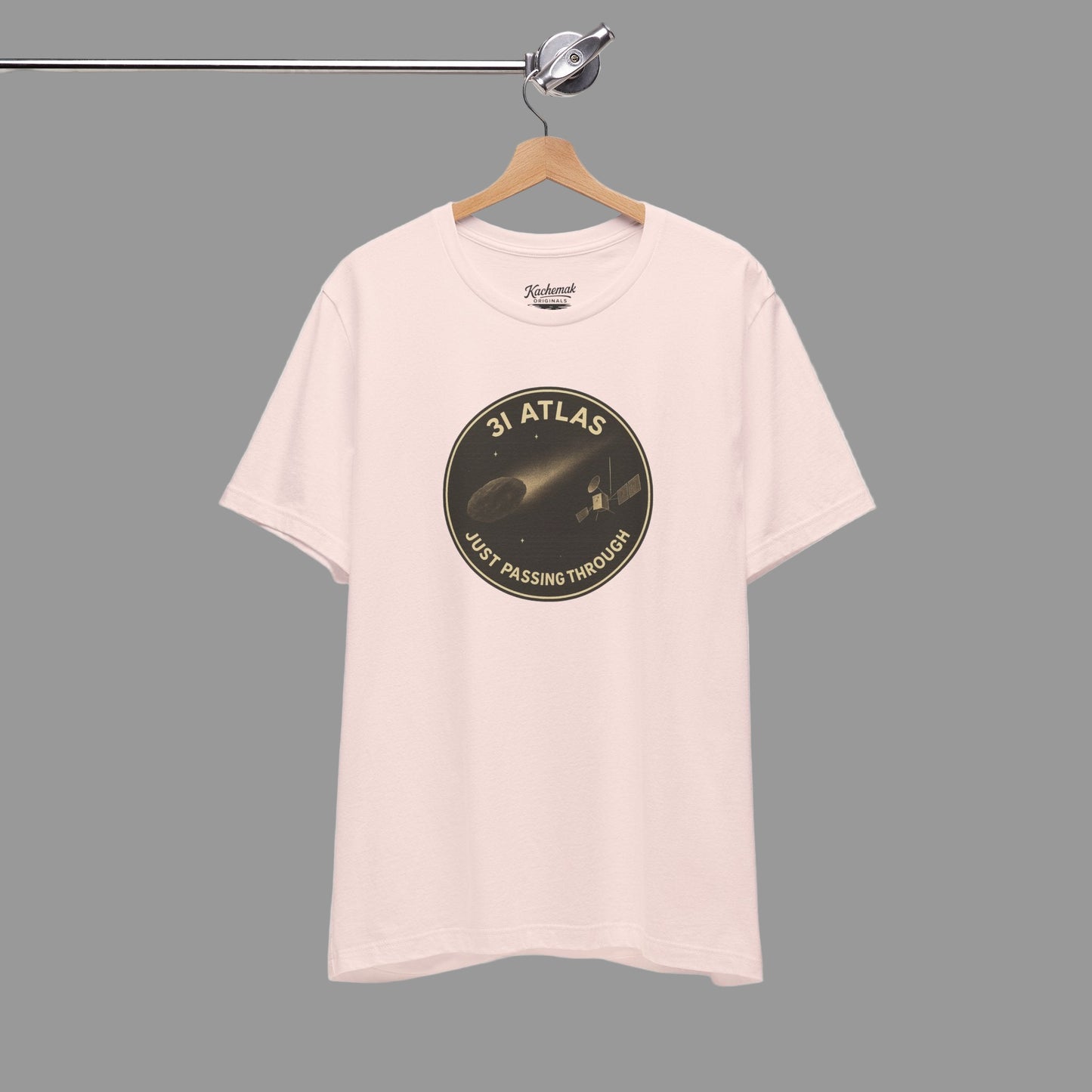 3i/Atlas Tee – Just Passing Through Edition Stylish Graphic Tee for Space Enthusiasts | Trending Design, Casual Wear, Gift for Astronaut Lovers, Birthday Gift