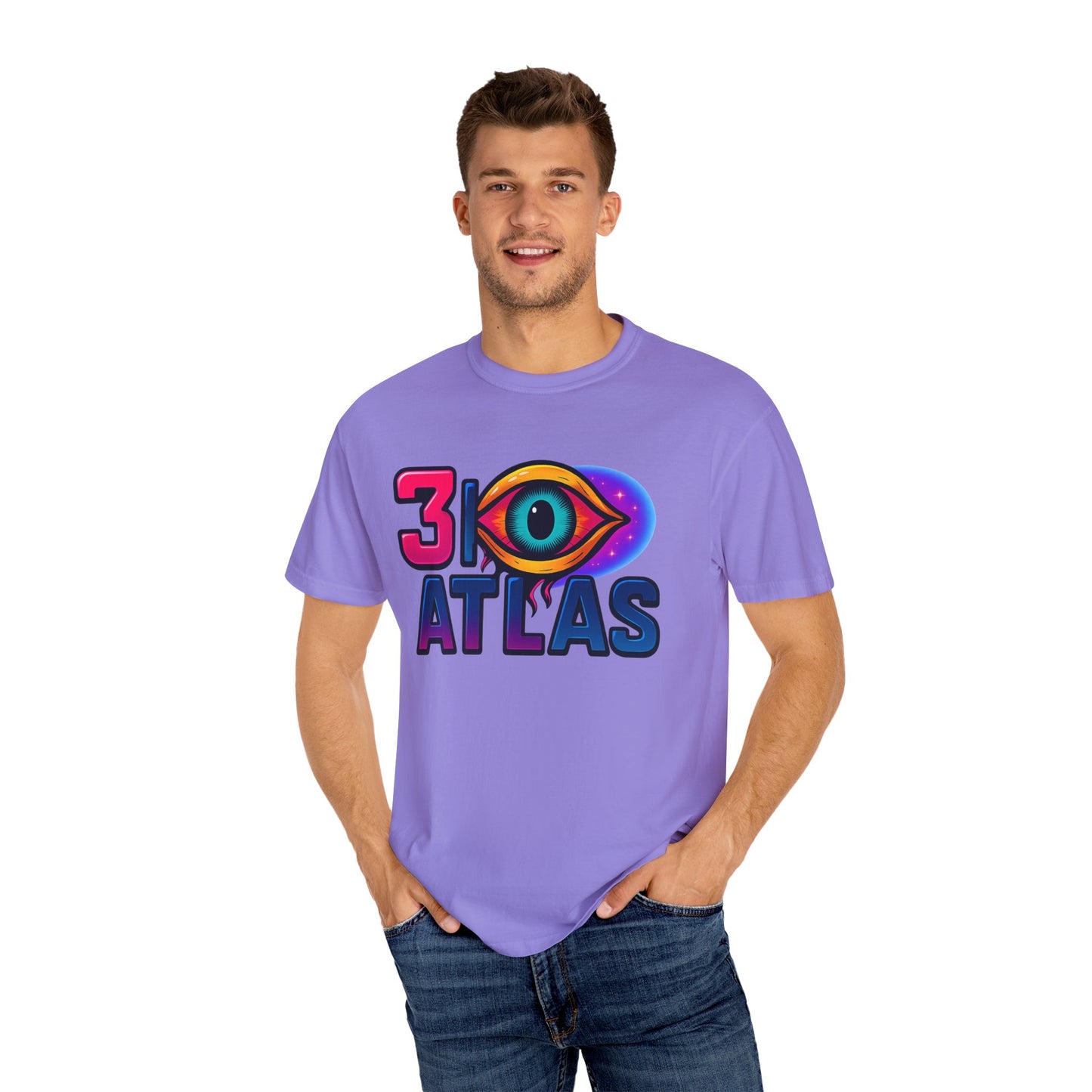3i/Atlas Graphic Tee – Cosmic Alien Eye Shirt, Trippy Space T-Shirt, Space Enthusiast, Trending,