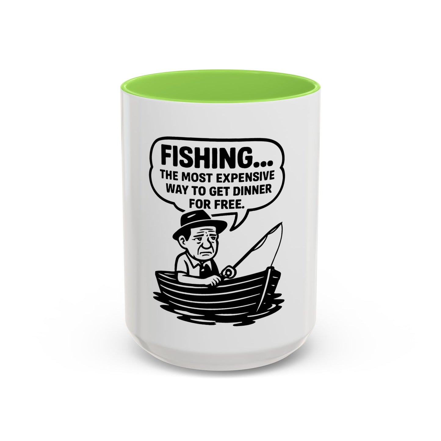 Humorous Fishing Mug - Perfect Gift for Anglers, Coffee Lovers, Father's Day, Unique Kitchen Decor, Fishing Quotes, Fishing is Life