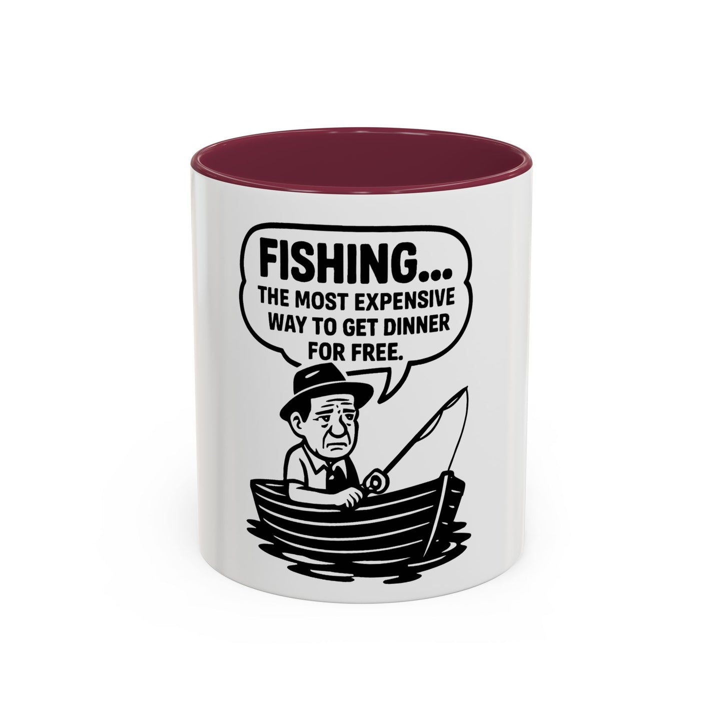 Humorous Fishing Mug - Perfect Gift for Anglers, Coffee Lovers, Father's Day, Unique Kitchen Decor, Fishing Quotes, Fishing is Life