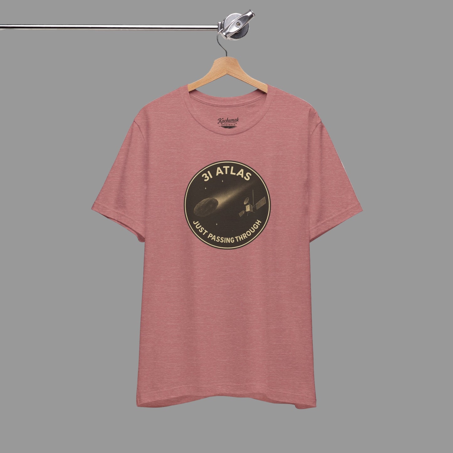 3i/Atlas Tee – Just Passing Through Edition Stylish Graphic Tee for Space Enthusiasts | Trending Design, Casual Wear, Gift for Astronaut Lovers, Birthday Gift