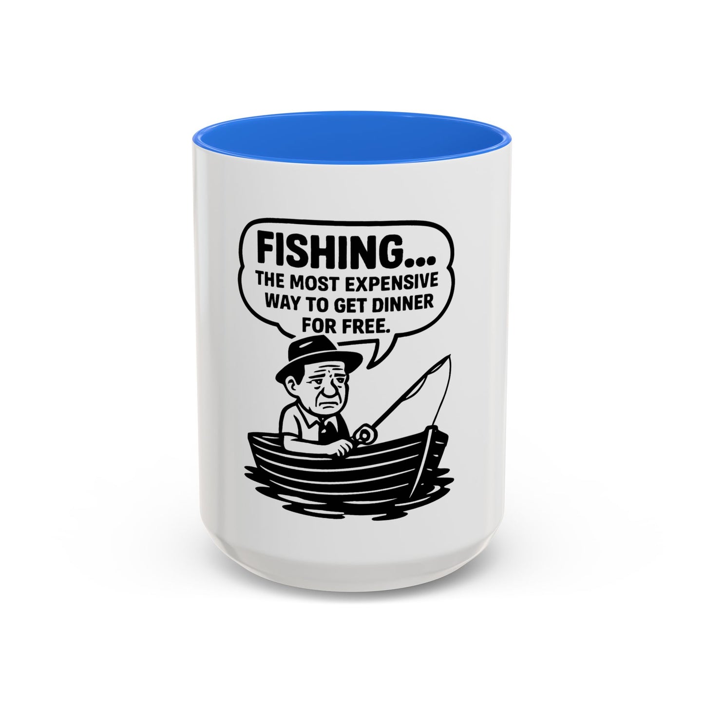Humorous Fishing Mug - Perfect Gift for Anglers, Coffee Lovers, Father's Day, Unique Kitchen Decor, Fishing Quotes, Fishing is Life