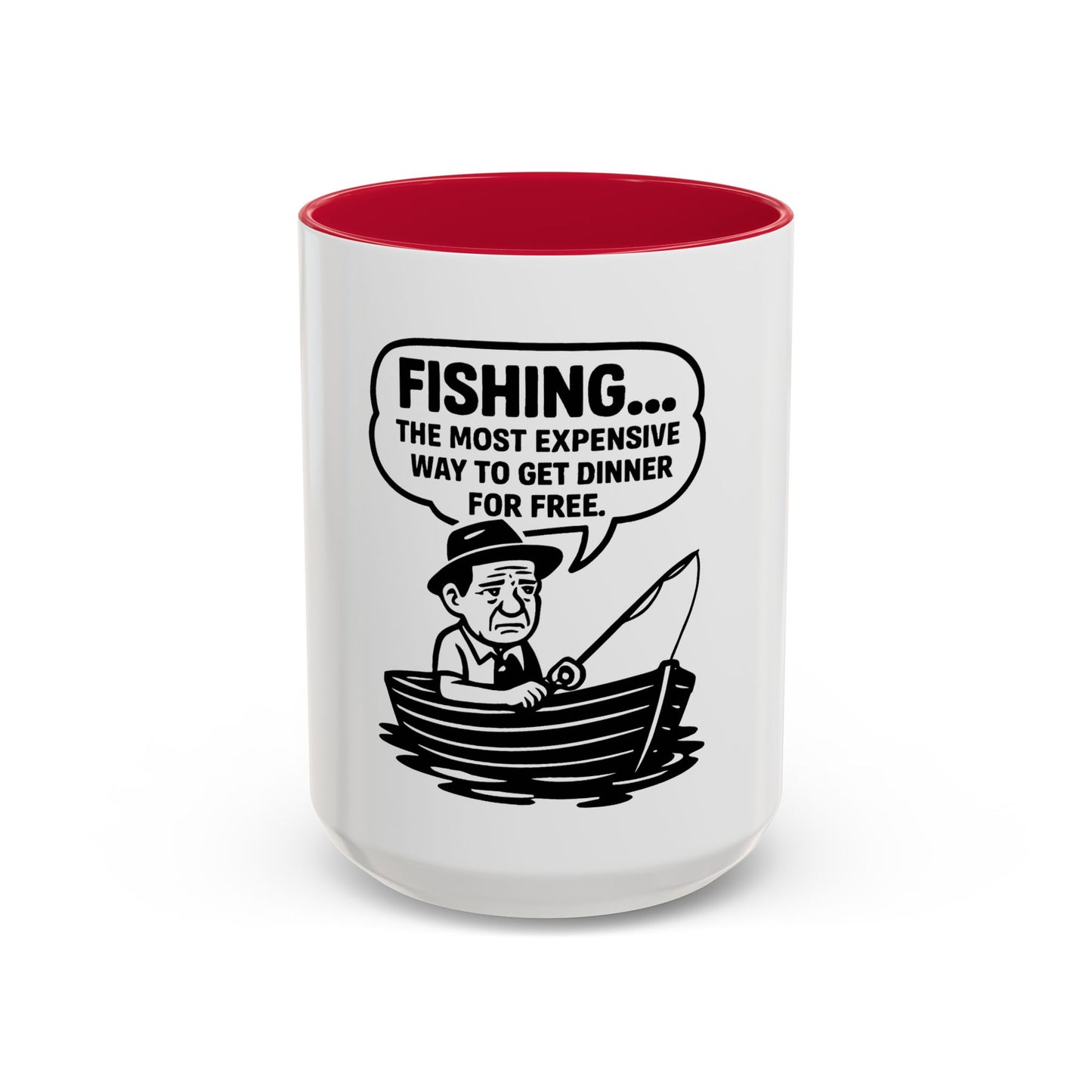 Humorous Fishing Mug - Perfect Gift for Anglers, Coffee Lovers, Father's Day, Unique Kitchen Decor, Fishing Quotes, Fishing is Life