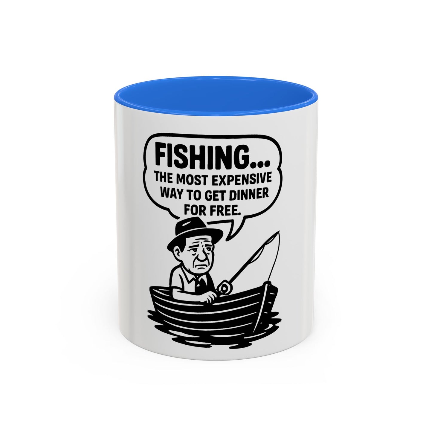 Humorous Fishing Mug - Perfect Gift for Anglers, Coffee Lovers, Father's Day, Unique Kitchen Decor, Fishing Quotes, Fishing is Life