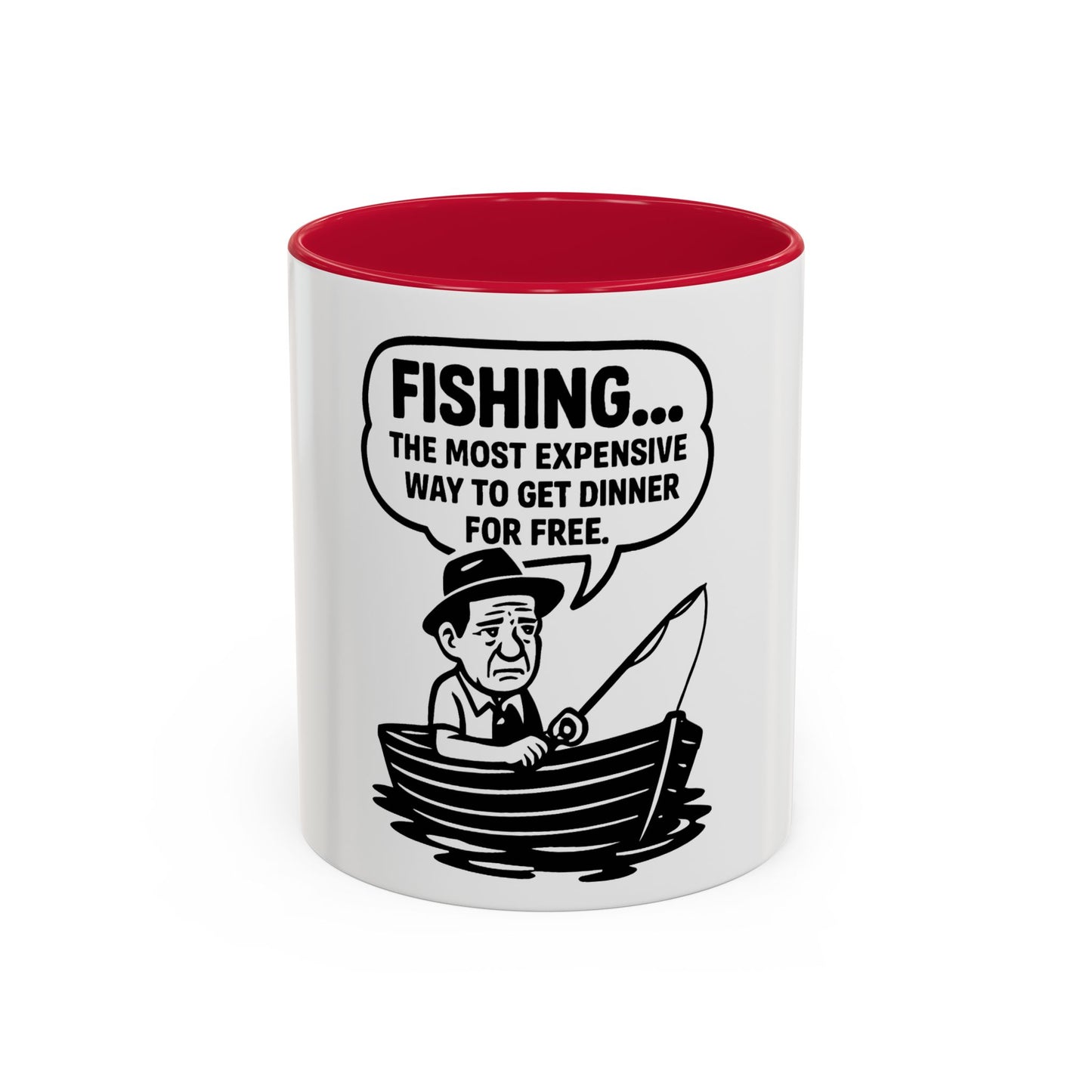 Humorous Fishing Mug - Perfect Gift for Anglers, Coffee Lovers, Father's Day, Unique Kitchen Decor, Fishing Quotes, Fishing is Life
