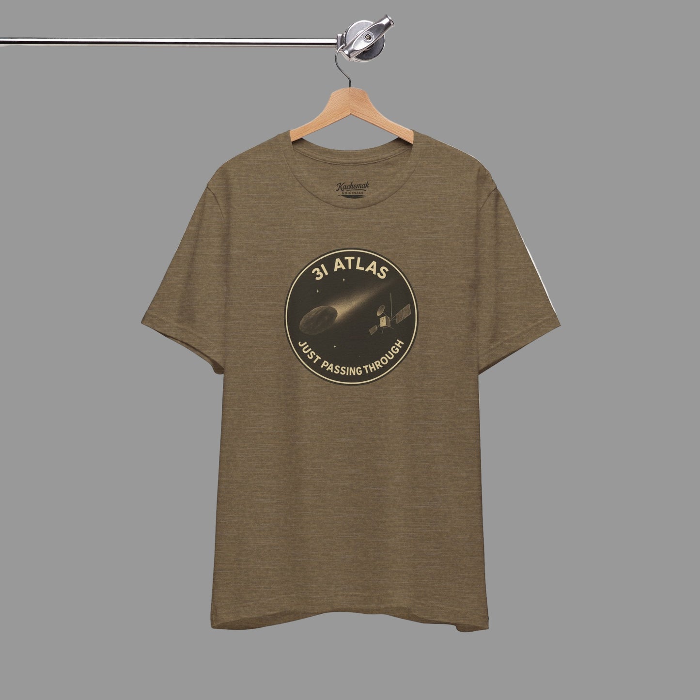 3i/Atlas Tee – Just Passing Through Edition Stylish Graphic Tee for Space Enthusiasts | Trending Design, Casual Wear, Gift for Astronaut Lovers, Birthday Gift