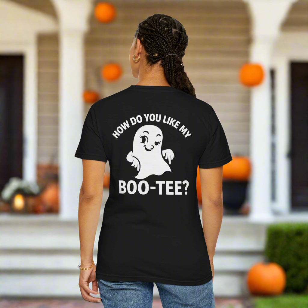 Funny Ghost Halloween Shirt | How Do You Like My Boo-Tee | Cute Spooky Tee, October Costume Party Shirt, Punny Ghost Shirt