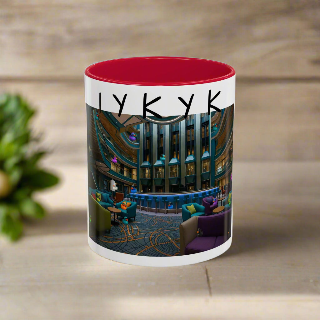 IYKYK Hidden Ducks Cruise Mug, Funny Conversation Starter Coffee Cup for Cruise Fans Colorful Mugs (11oz, 15oz)