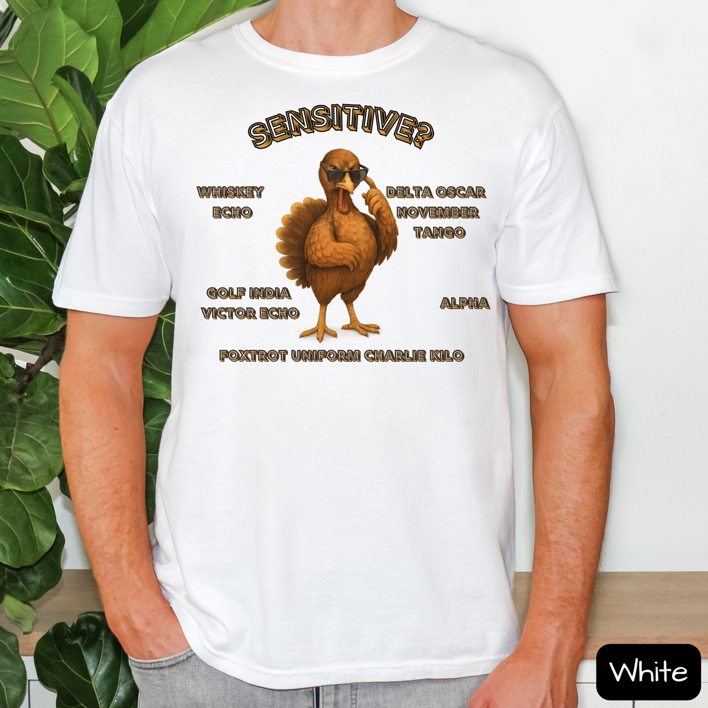 Sensitive Turkey We Don't Give a .... Shirt, Funny Thanksgiving Tee, WDGAF, Trending T-Shirt