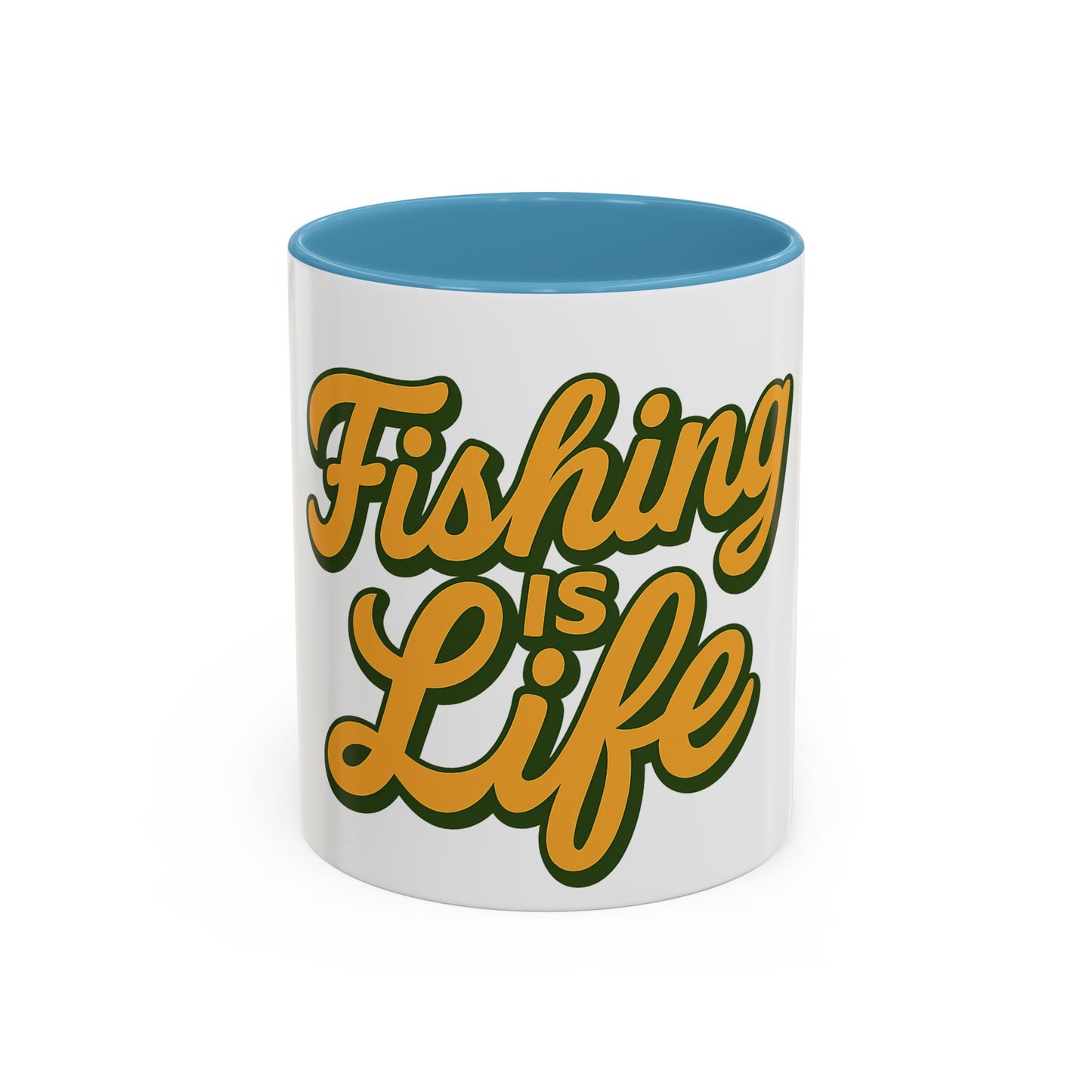 Fishing Is Life Coffee Mug – Perfect for Anglers, Unique Gift for Fishing Lovers, Campfire and Outdoor Adventures