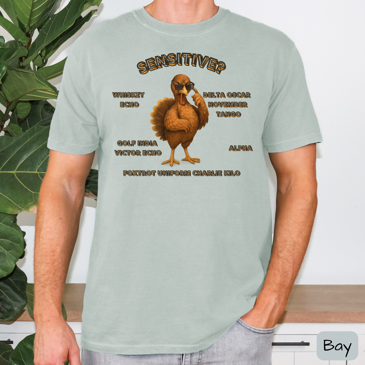 Sensitive Turkey We Don't Give a .... Shirt, Funny Thanksgiving Tee, WDGAF, Trending T-Shirt