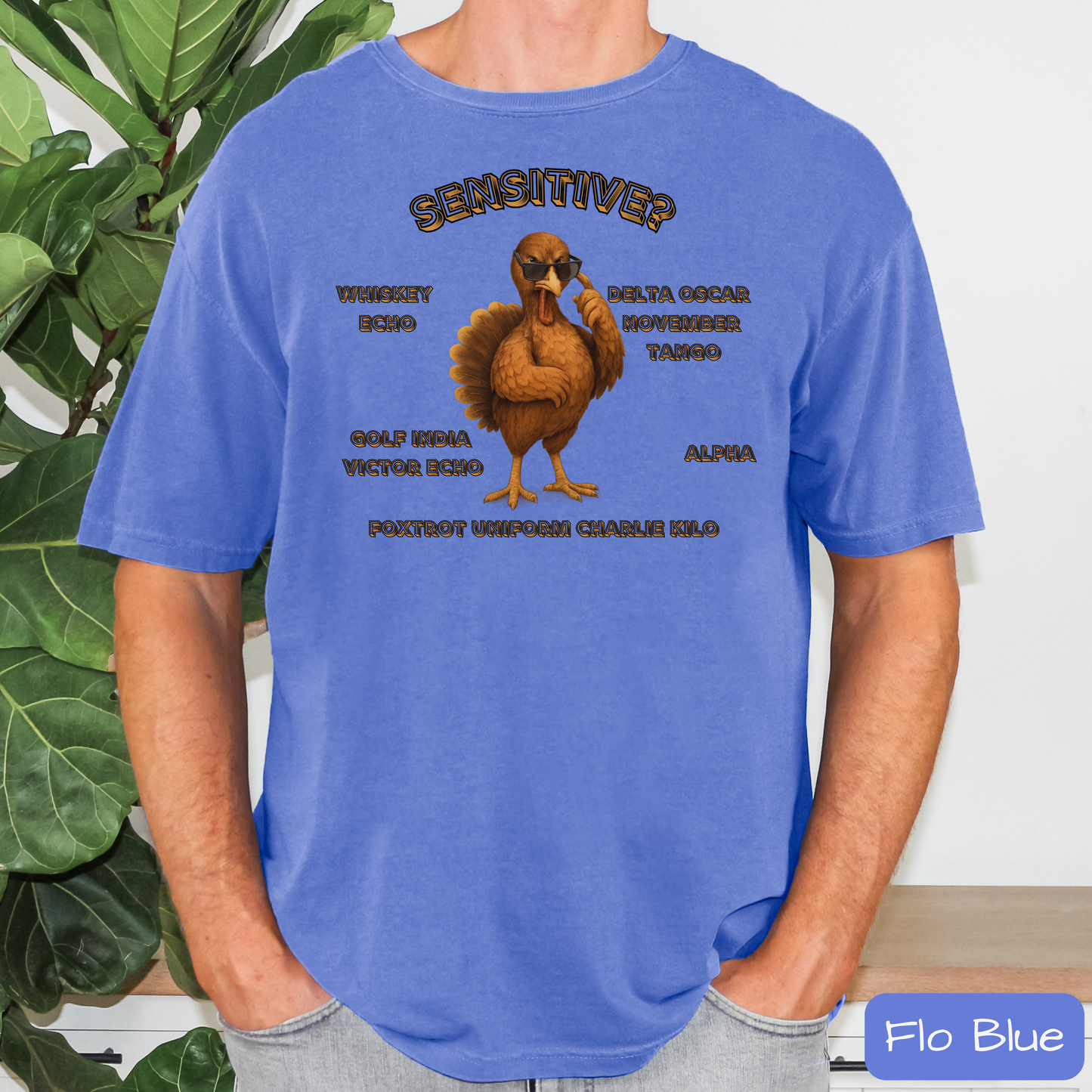 Sensitive Turkey We Don't Give a .... Shirt, Funny Thanksgiving Tee, WDGAF, Trending T-Shirt