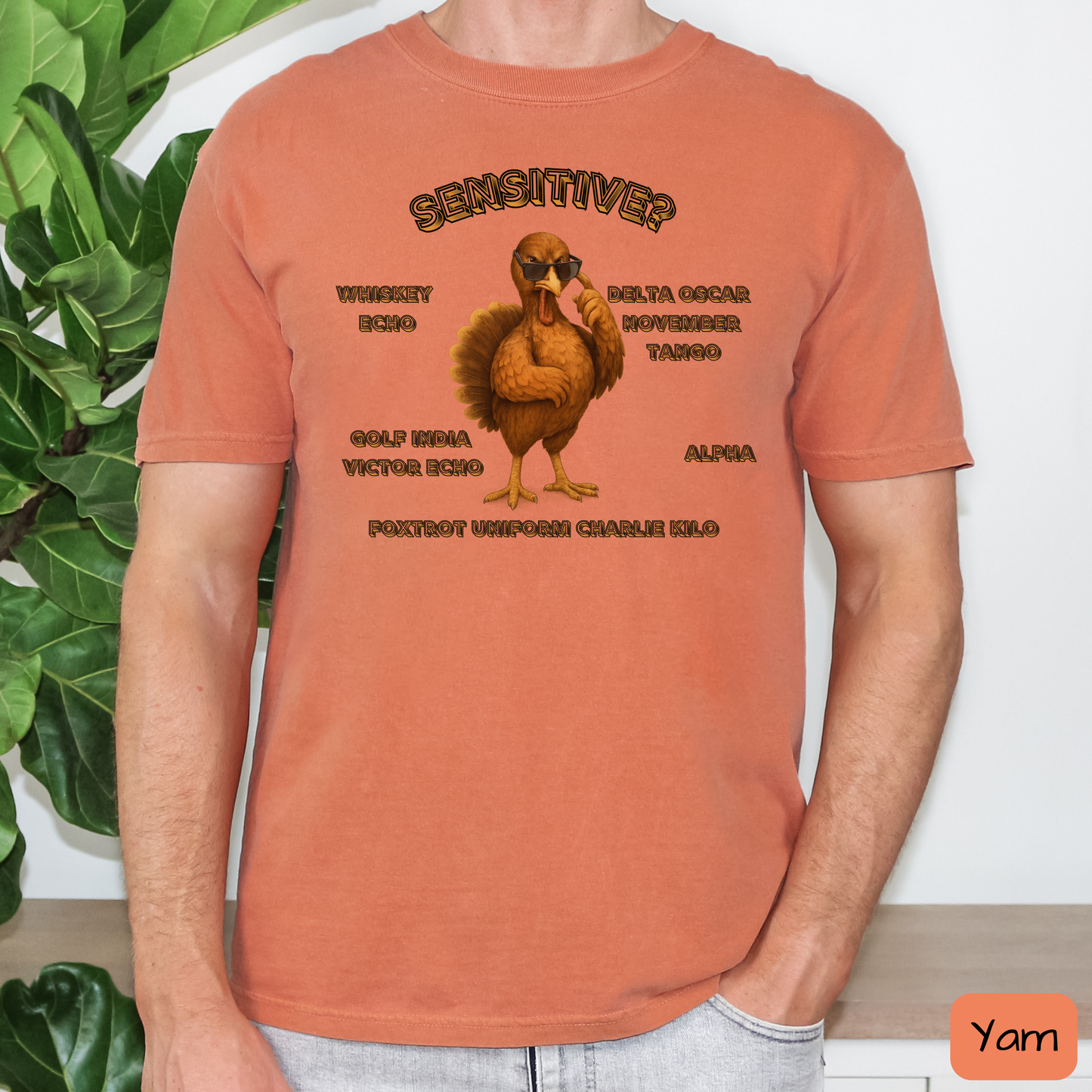 Sensitive Turkey We Don't Give a .... Shirt, Funny Thanksgiving Tee, WDGAF, Trending T-Shirt