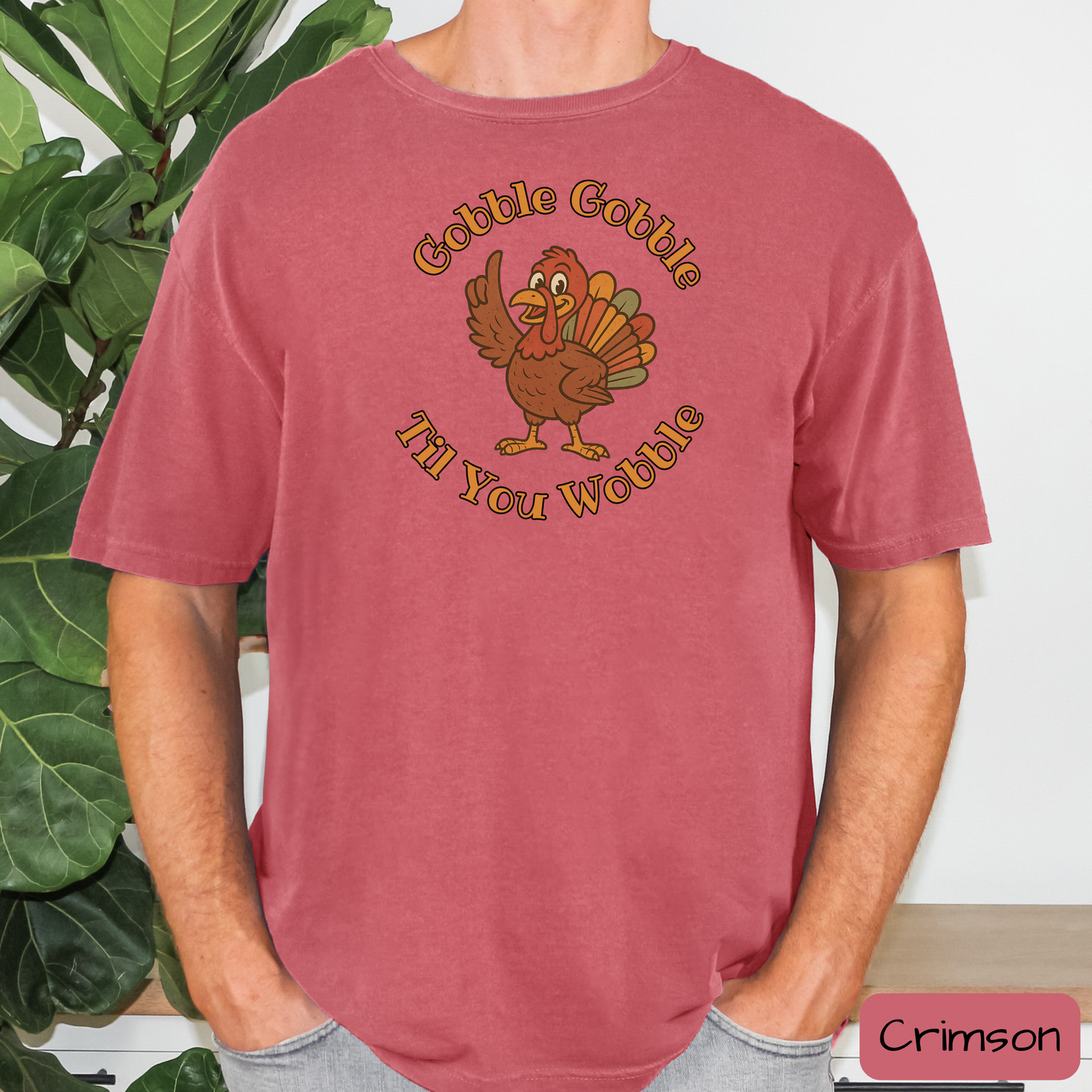 Gobble Gobble Til You Wobble Funny Thanksgiving Turkey Shirt, Trending Tee