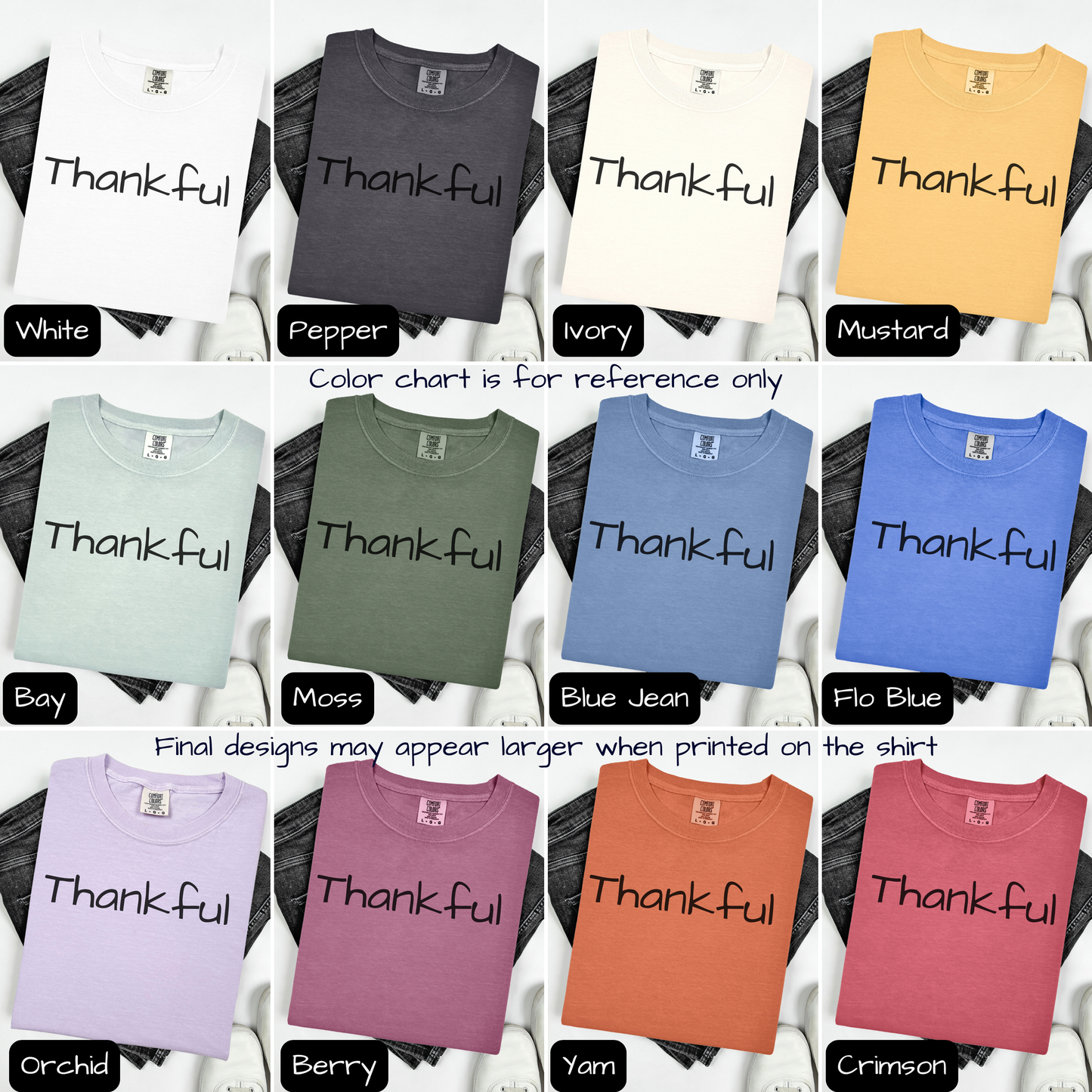 Minimal Thankful Shirt, Simple Thanksgiving Graphic Tee, Trending T-Shirt