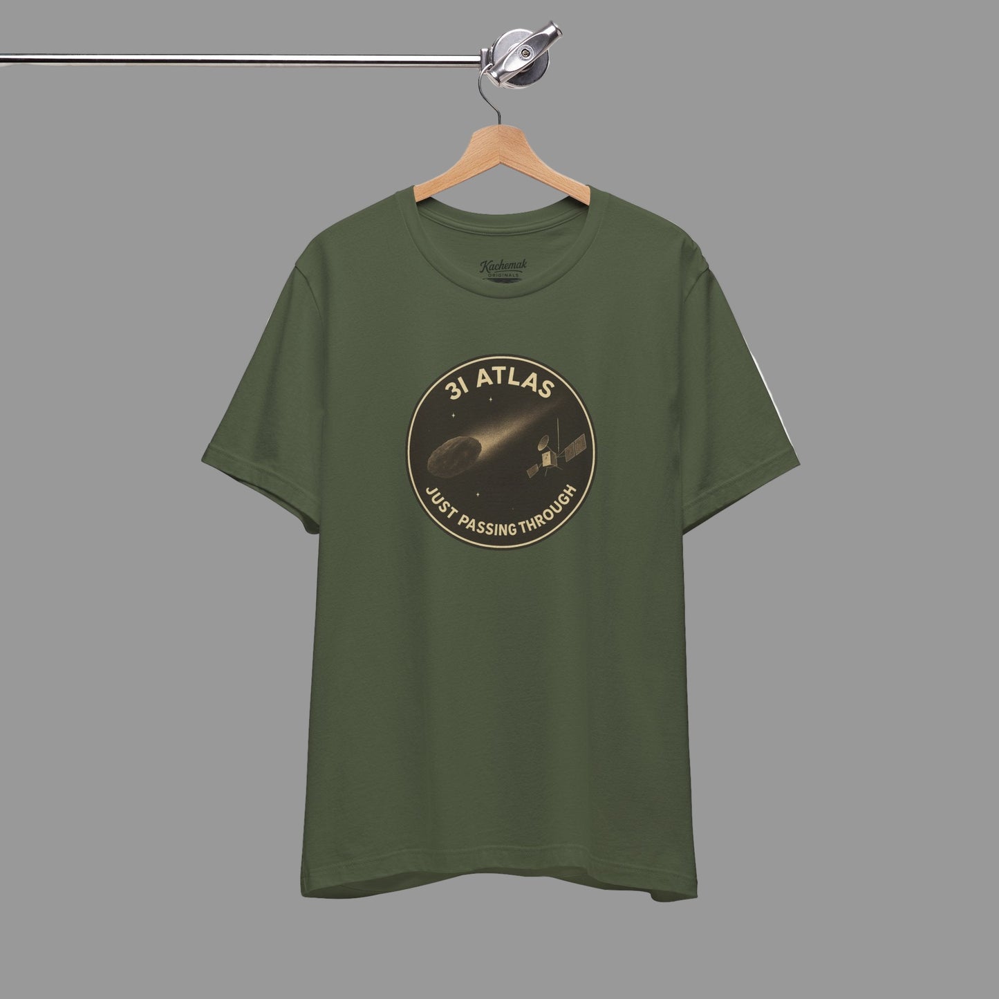 3i/Atlas Tee – Just Passing Through Edition Stylish Graphic Tee for Space Enthusiasts | Trending Design, Casual Wear, Gift for Astronaut Lovers, Birthday Gift