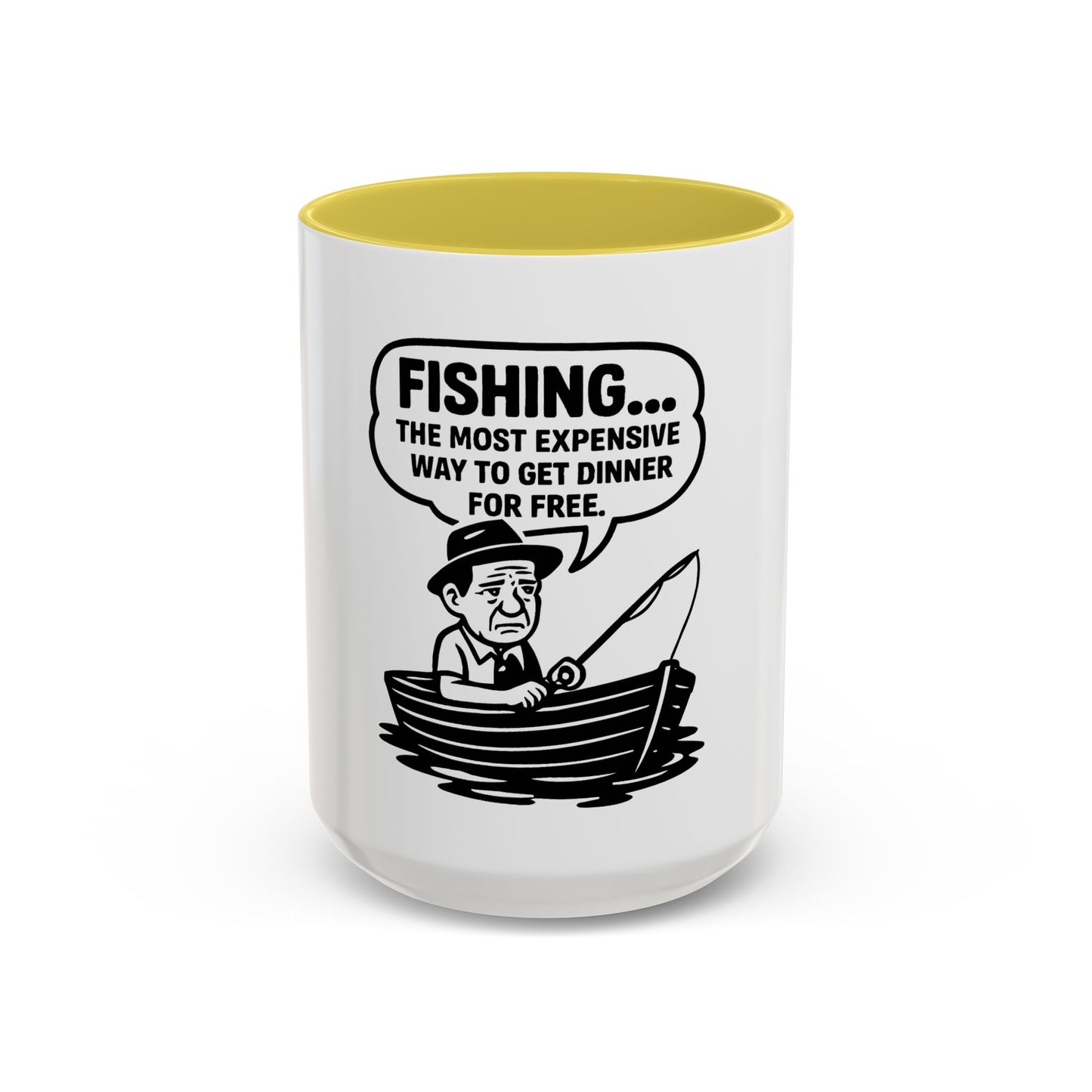 Humorous Fishing Mug - Perfect Gift for Anglers, Coffee Lovers, Father's Day, Unique Kitchen Decor, Fishing Quotes, Fishing is Life