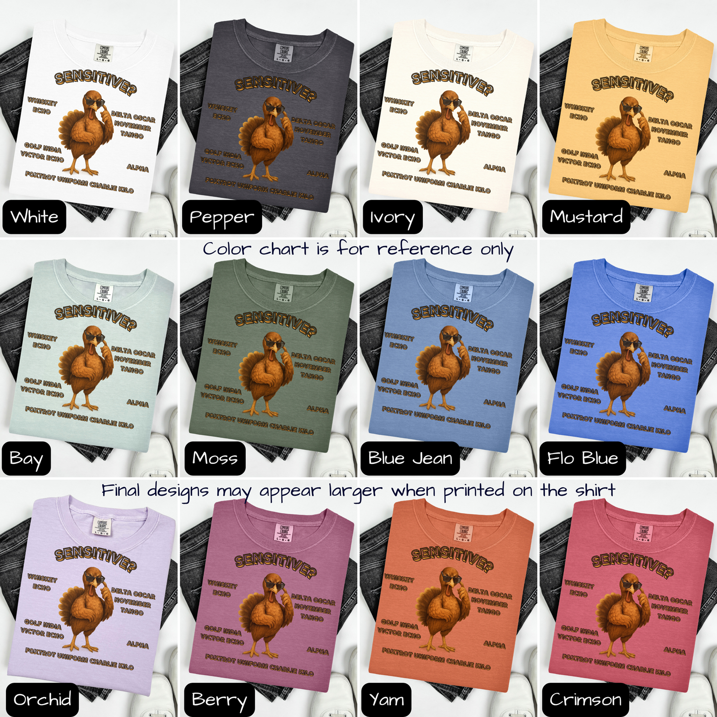 Sensitive Turkey We Don't Give a .... Shirt, Funny Thanksgiving Tee, WDGAF, Trending T-Shirt