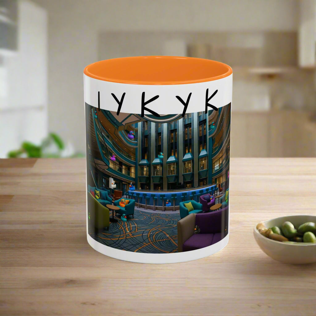 IYKYK Hidden Ducks Cruise Mug, Funny Conversation Starter Coffee Cup for Cruise Fans Colorful Mugs (11oz, 15oz)