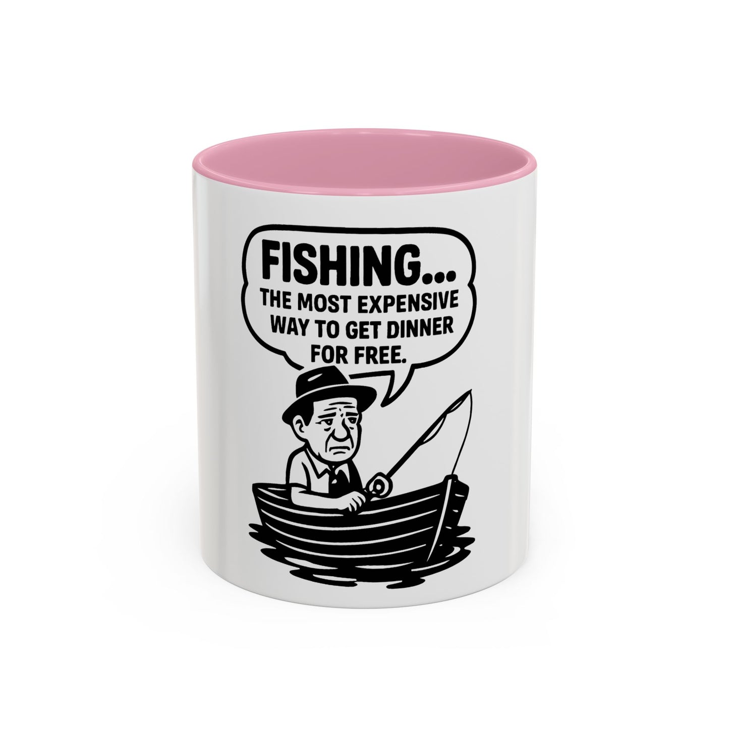 Humorous Fishing Mug - Perfect Gift for Anglers, Coffee Lovers, Father's Day, Unique Kitchen Decor, Fishing Quotes, Fishing is Life