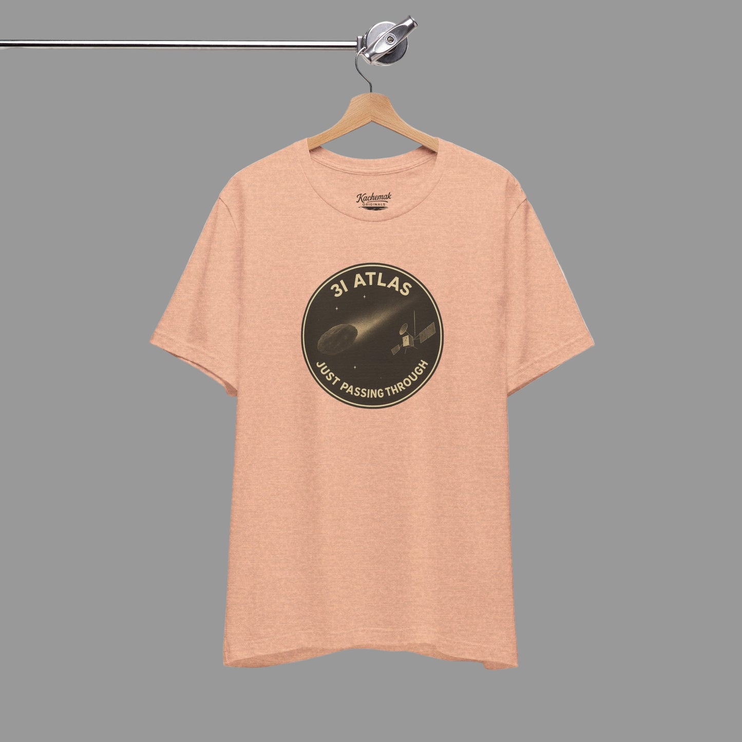 3i/Atlas Tee – Just Passing Through Edition Stylish Graphic Tee for Space Enthusiasts | Trending Design, Casual Wear, Gift for Astronaut Lovers, Birthday Gift