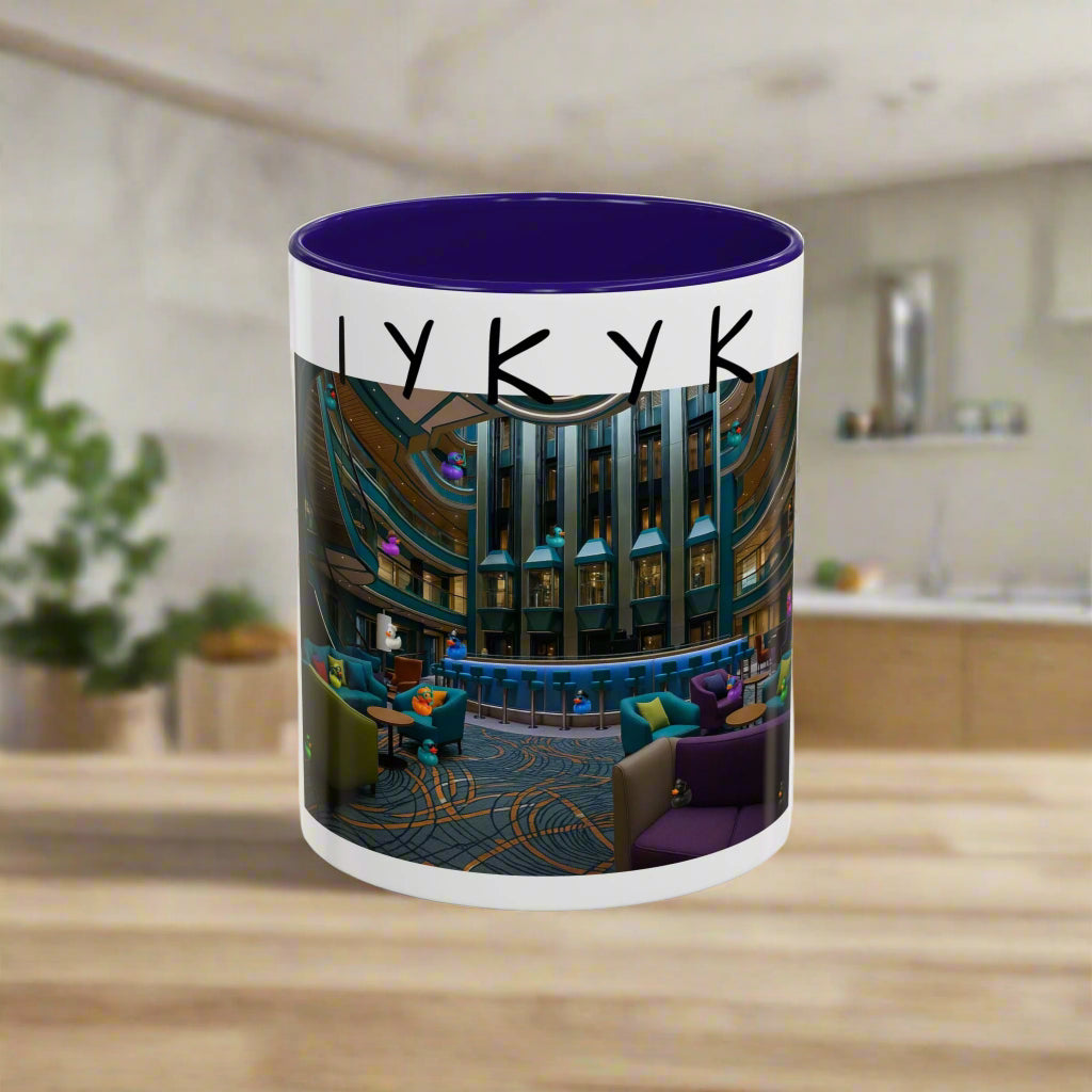 IYKYK Hidden Ducks Cruise Mug, Funny Conversation Starter Coffee Cup for Cruise Fans Colorful Mugs (11oz, 15oz)