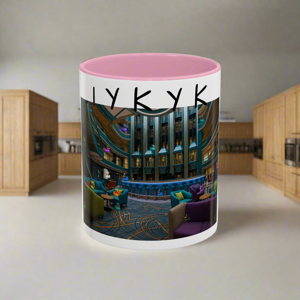 IYKYK Hidden Ducks Cruise Mug, Funny Conversation Starter Coffee Cup for Cruise Fans Colorful Mugs (11oz, 15oz)