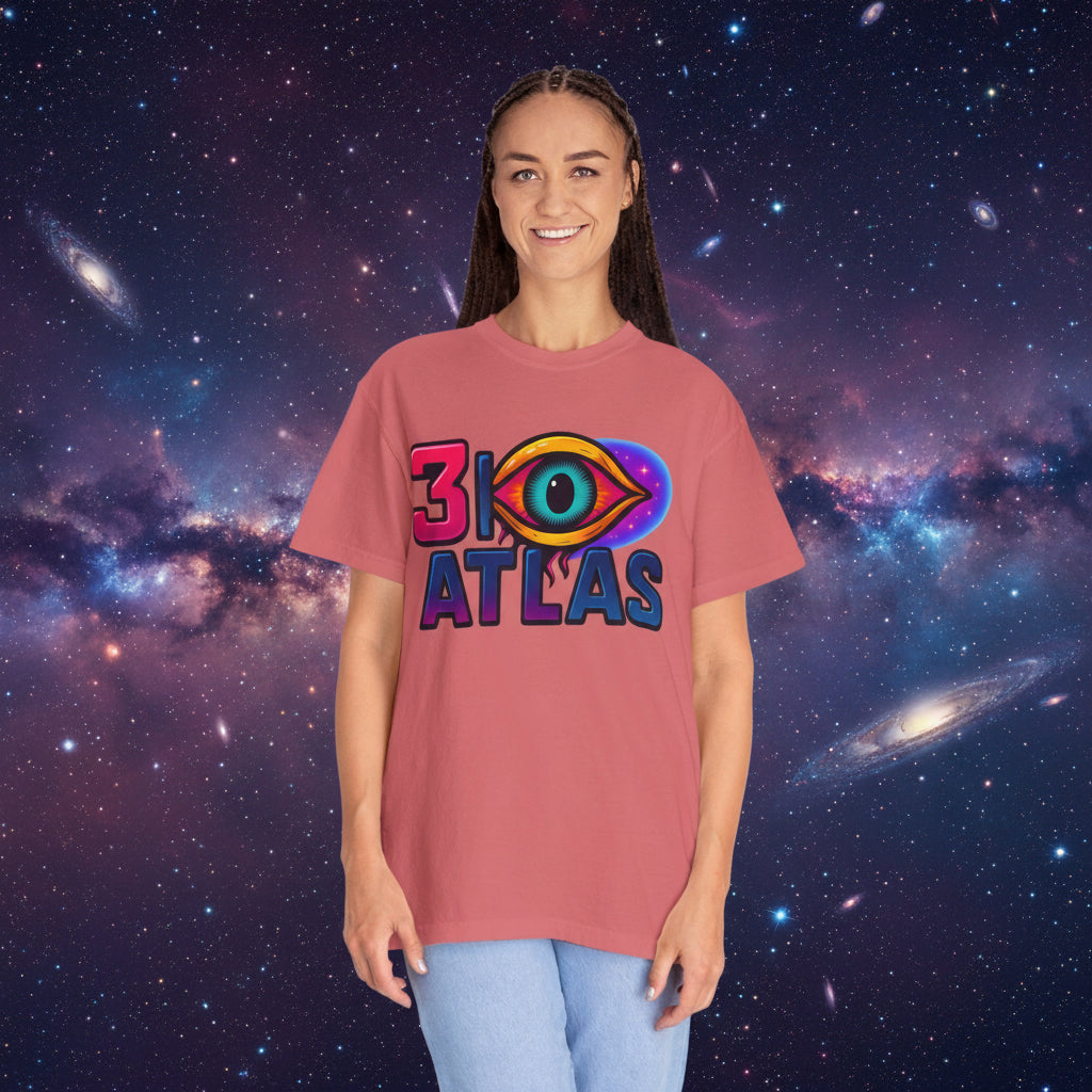 3i/Atlas Graphic Tee – Cosmic Alien Eye Shirt, Trippy Space T-Shirt, Space Enthusiast, Trending
