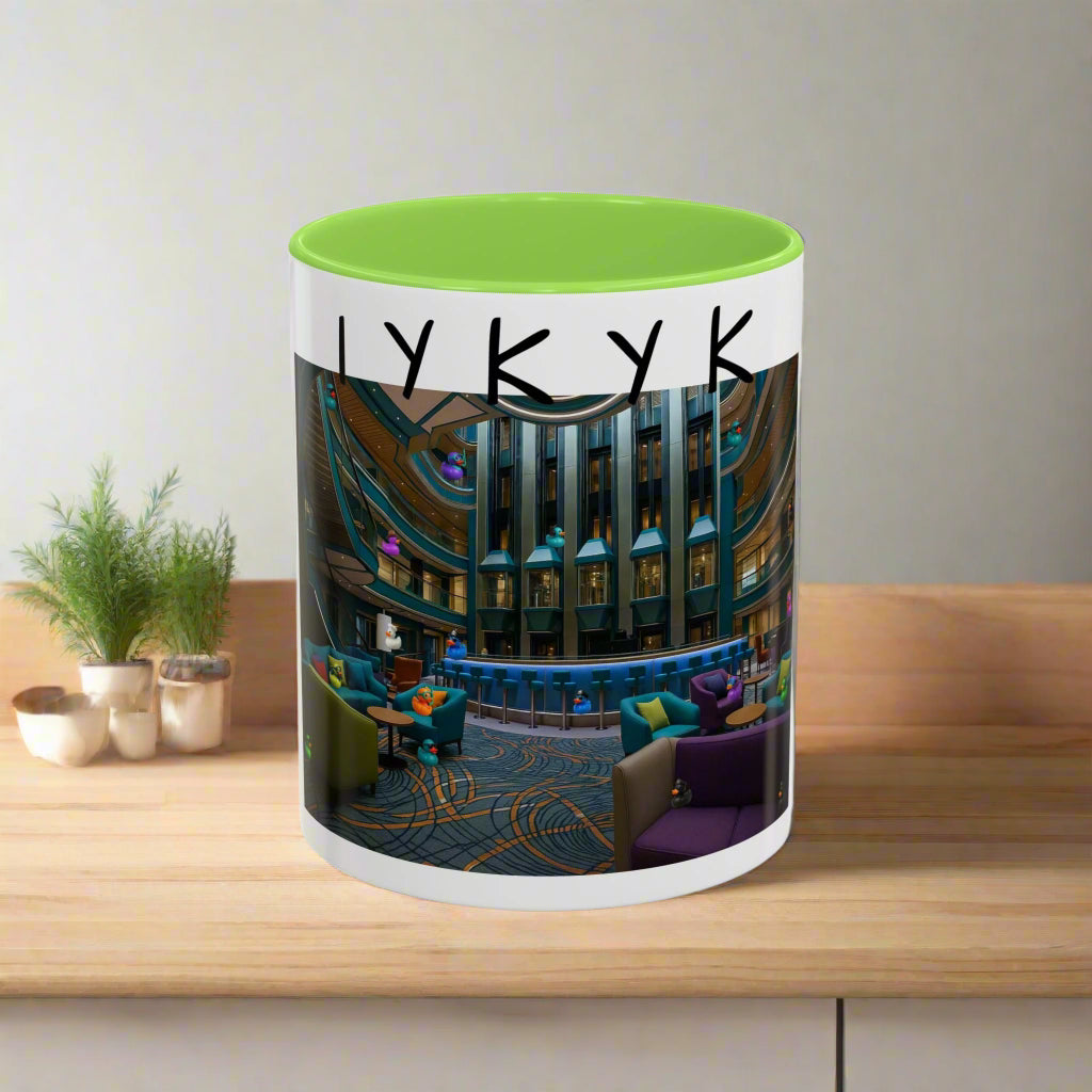 IYKYK Hidden Ducks Cruise Mug, Funny Conversation Starter Coffee Cup for Cruise Fans Colorful Mugs (11oz, 15oz)