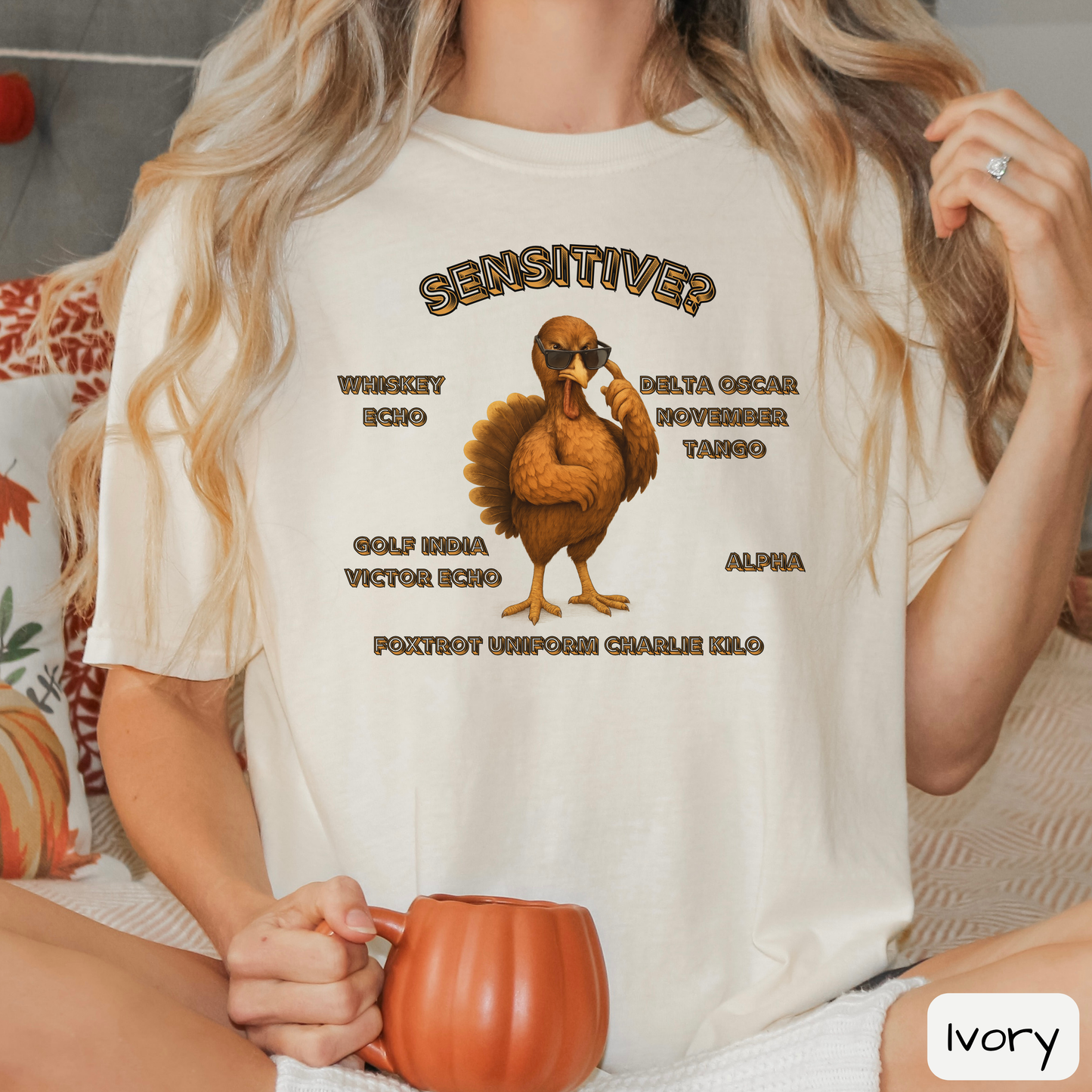 Sensitive Turkey We Don't Give a .... Shirt, Funny Thanksgiving Tee, WDGAF, Trending T-Shirt