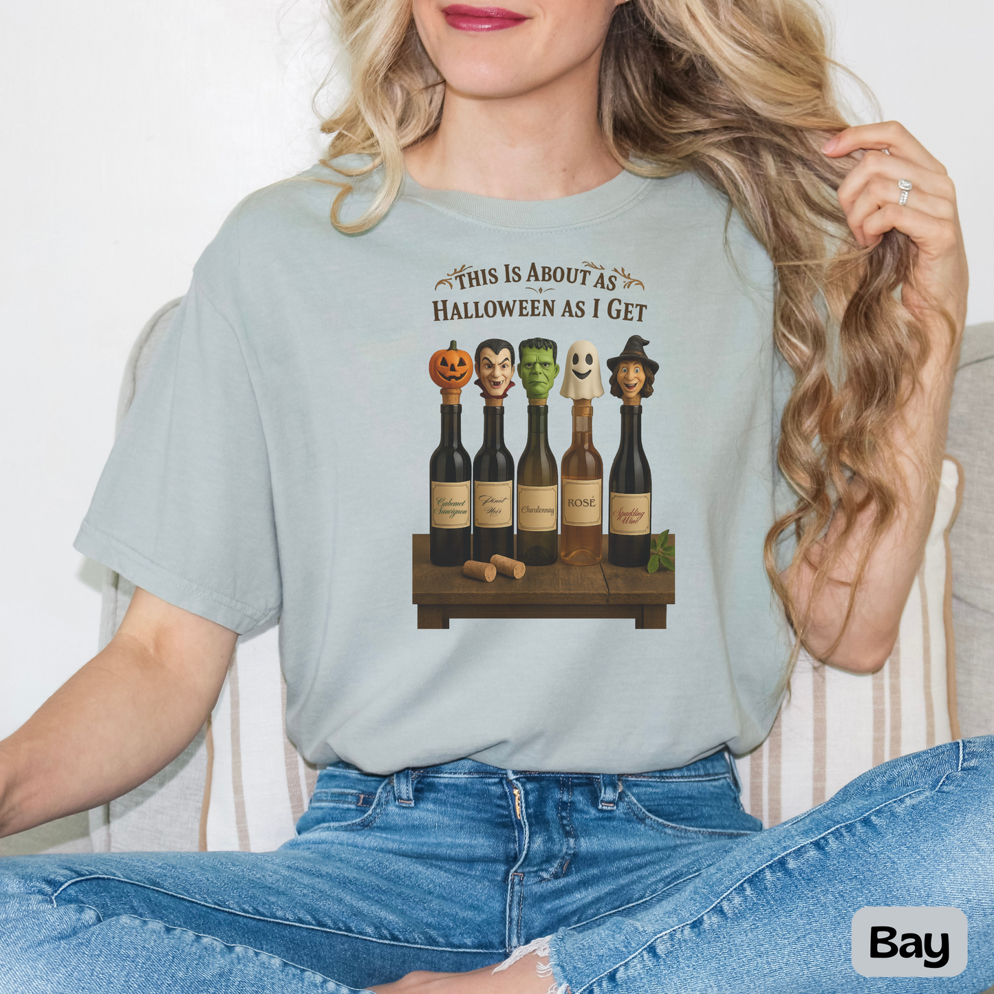 Funny Halloween Wine Shirt, Spooky Cork Crew Tee for Wine Lovers, Witchy Wine Humor, Fall Party Gift, Halloween Gift for Her