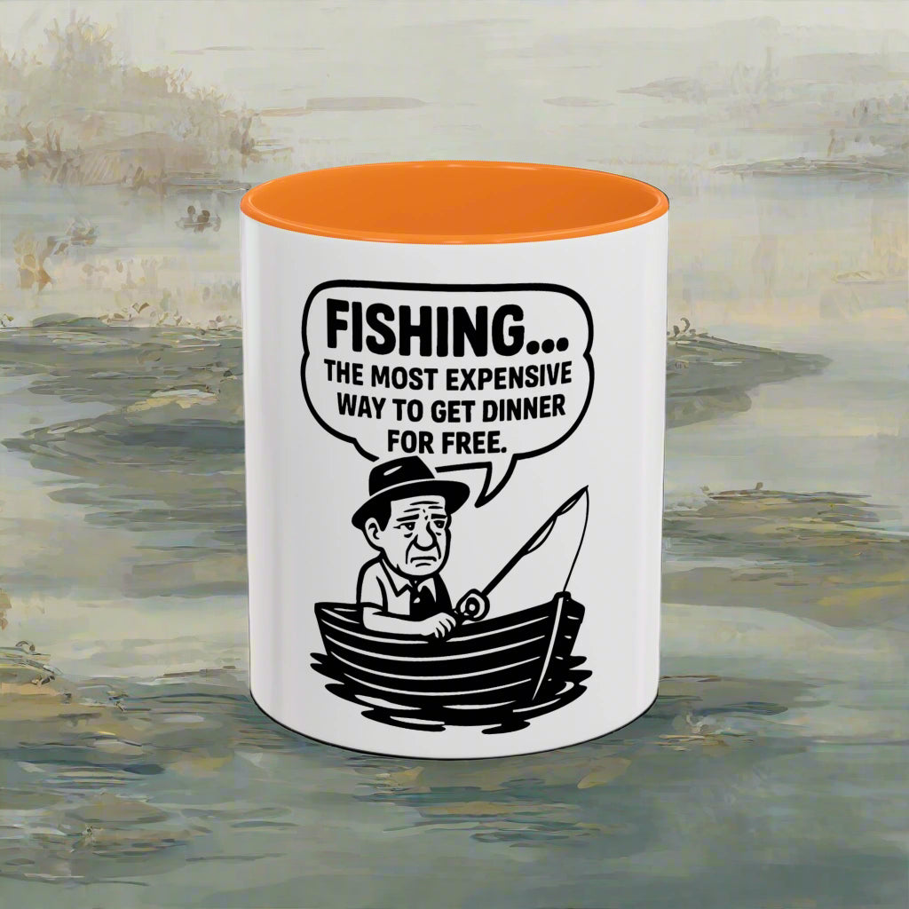 Humorous Fishing Mug - Perfect Gift for Anglers, Coffee Lovers, Father's Day, Unique Kitchen Decor, Fishing Quotes, Fishing is Life