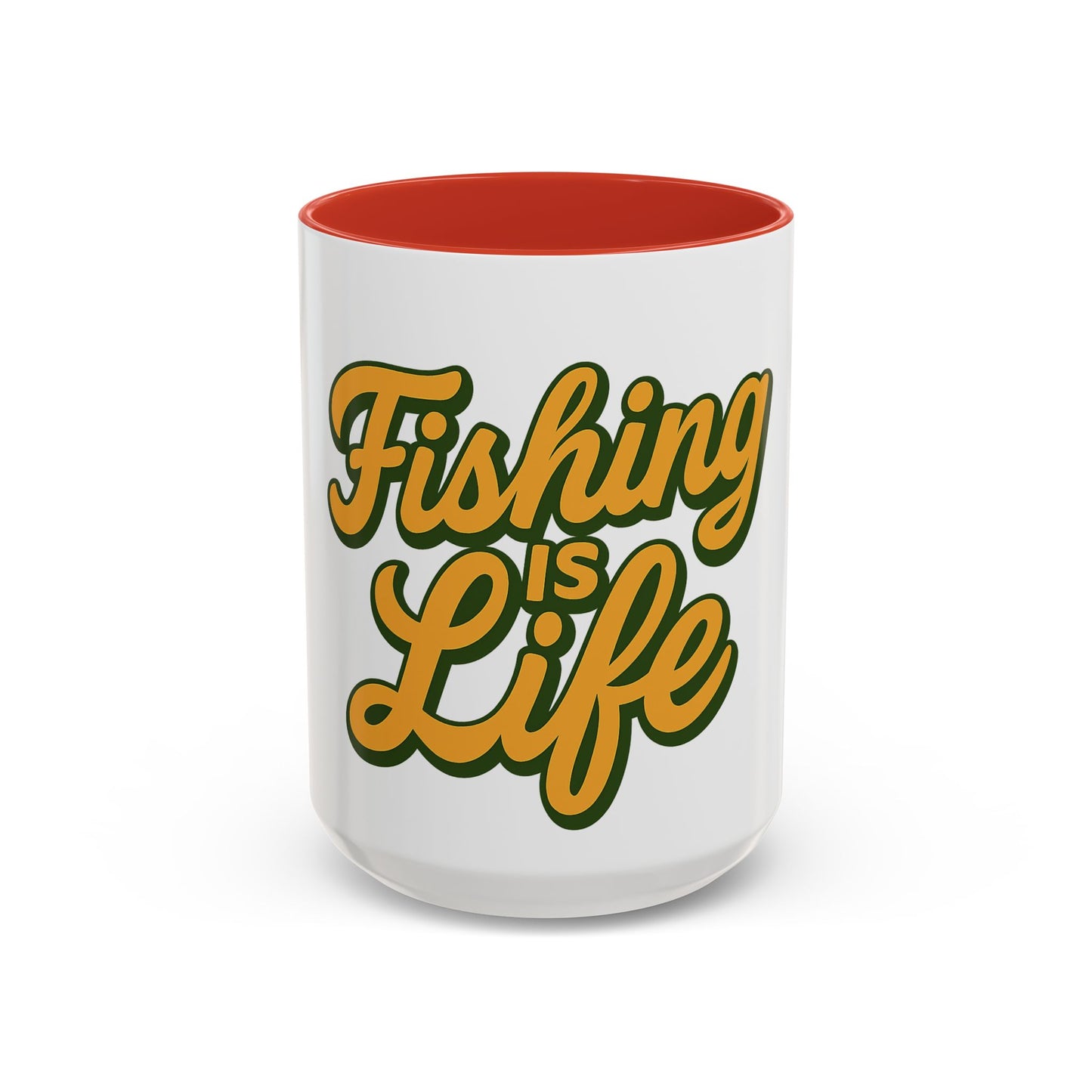 Fishing Is Life Coffee Mug – Perfect for Anglers, Unique Gift for Fishing Lovers, Campfire and Outdoor Adventures