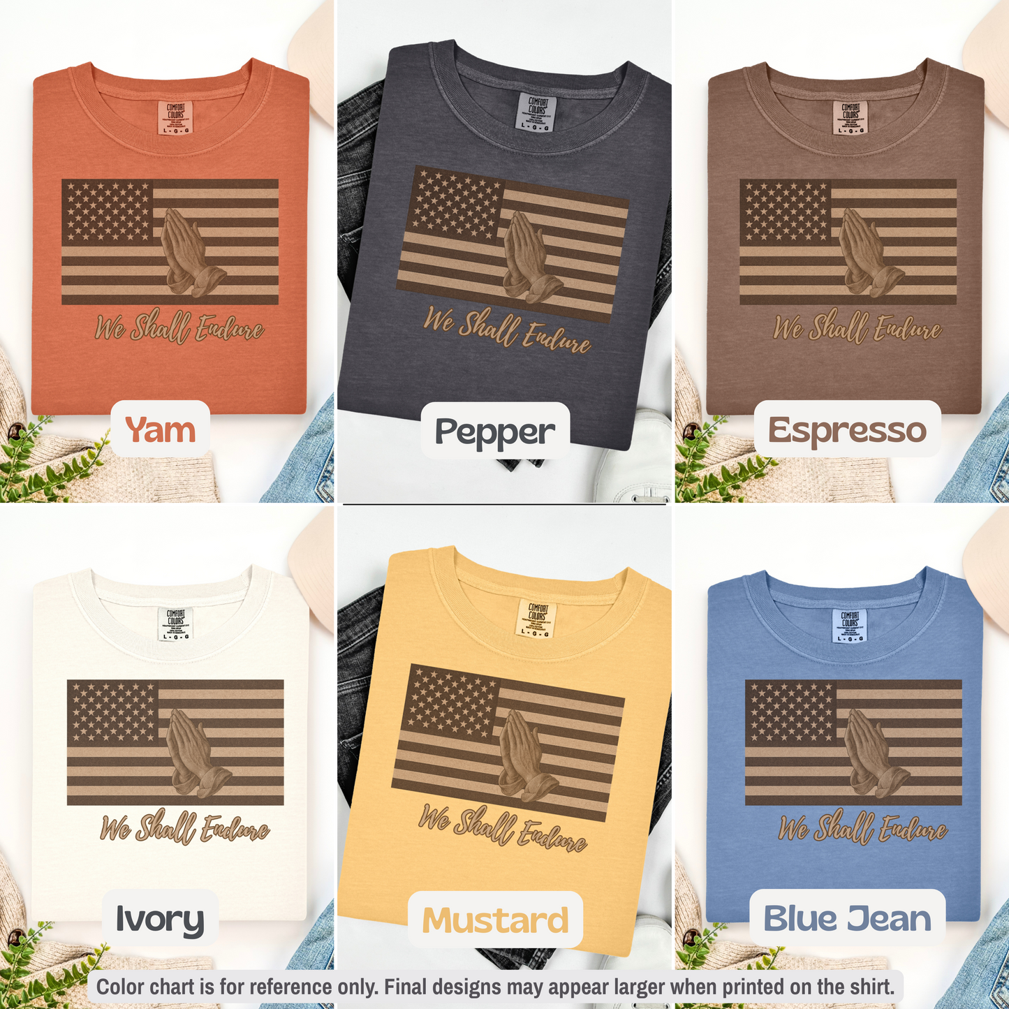 Patriotic Payer Shirt, American Flag Tee, Faith & Resilience T-Shirt, We Shall Endure, Independence Day Gift, US Flag, Freedom, Gift for Him & Patriots, Trending Tee