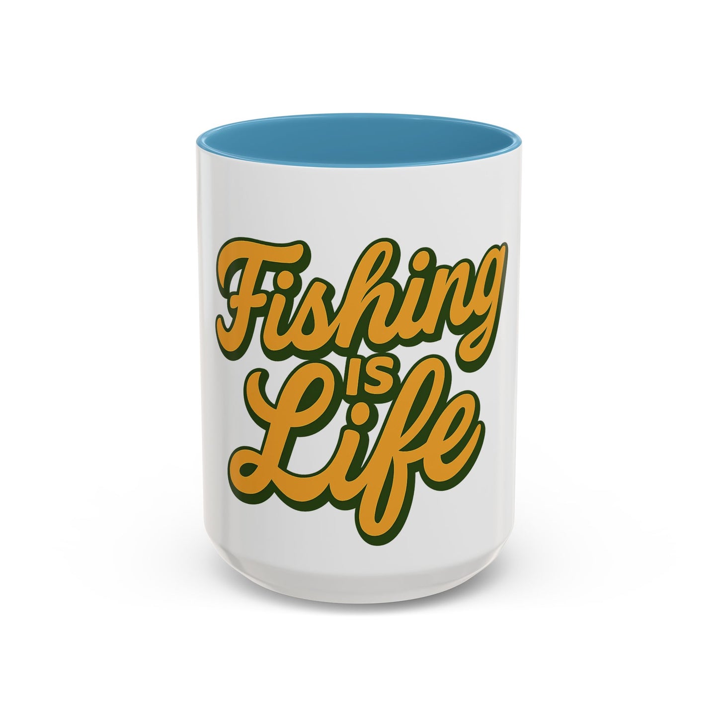 Fishing Is Life Coffee Mug – Perfect for Anglers, Unique Gift for Fishing Lovers, Campfire and Outdoor Adventures