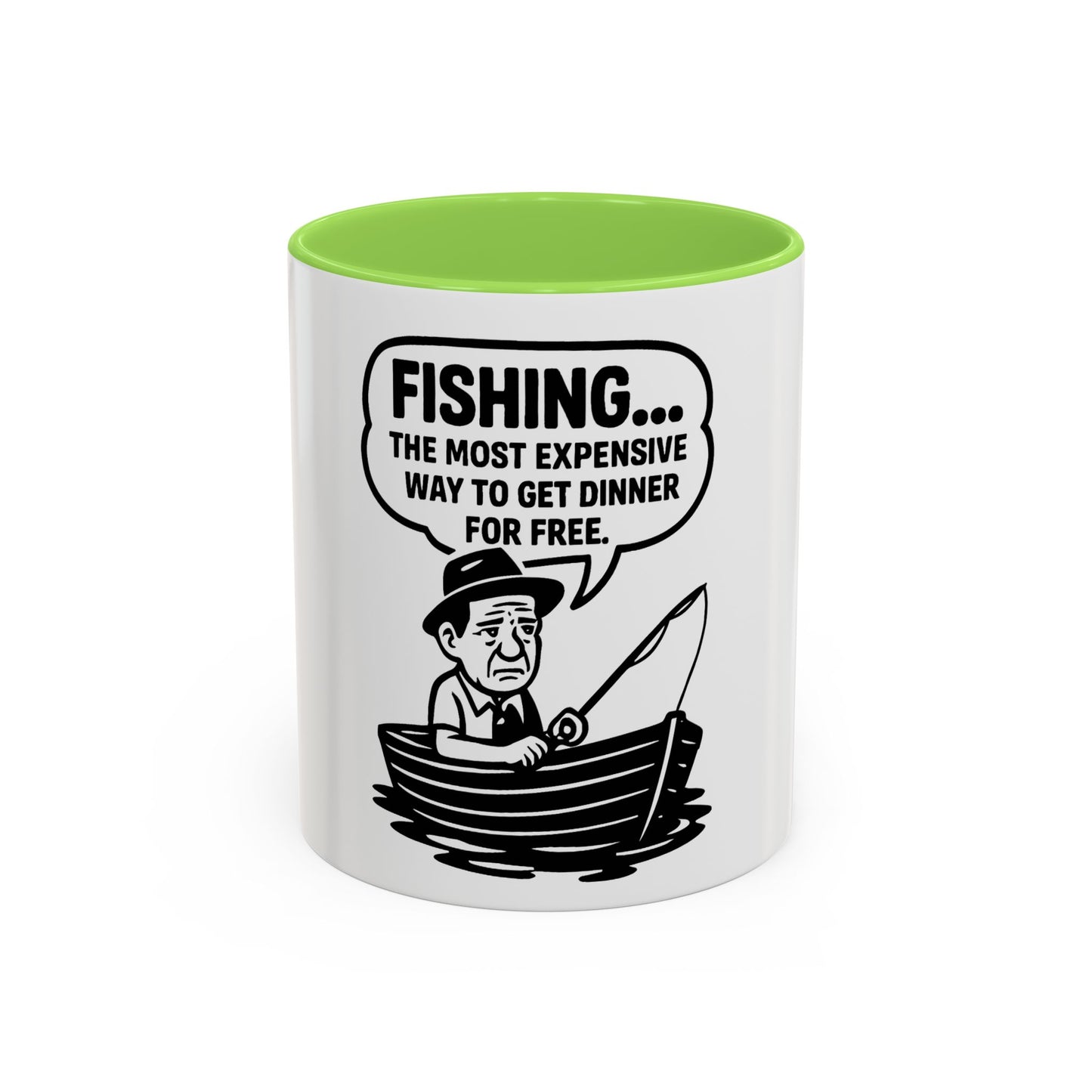 Humorous Fishing Mug - Perfect Gift for Anglers, Coffee Lovers, Father's Day, Unique Kitchen Decor, Fishing Quotes, Fishing is Life
