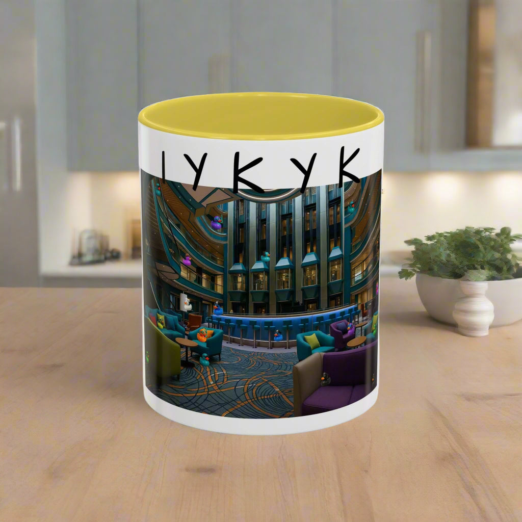 IYKYK Hidden Ducks Cruise Mug, Funny Conversation Starter Coffee Cup for Cruise Fans Colorful Mugs (11oz, 15oz)