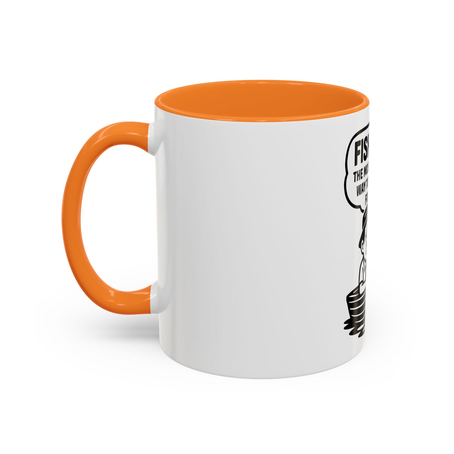 Humorous Fishing Mug - Perfect Gift for Anglers, Coffee Lovers, Father's Day, Unique Kitchen Decor, Fishing Quotes, Fishing is Life