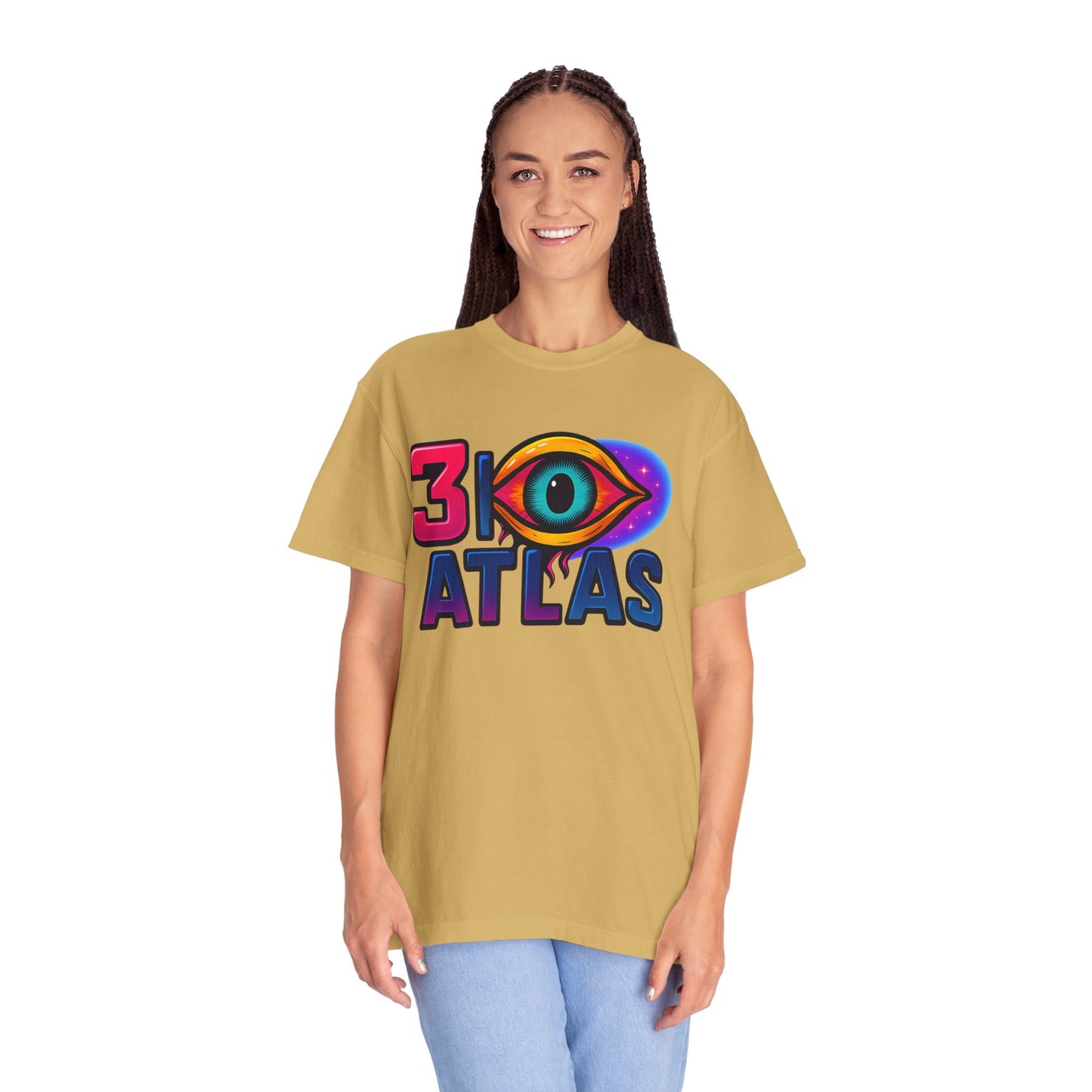 3i/Atlas Graphic Tee – Cosmic Alien Eye Shirt, Trippy Space T-Shirt, Space Enthusiast, Trending,