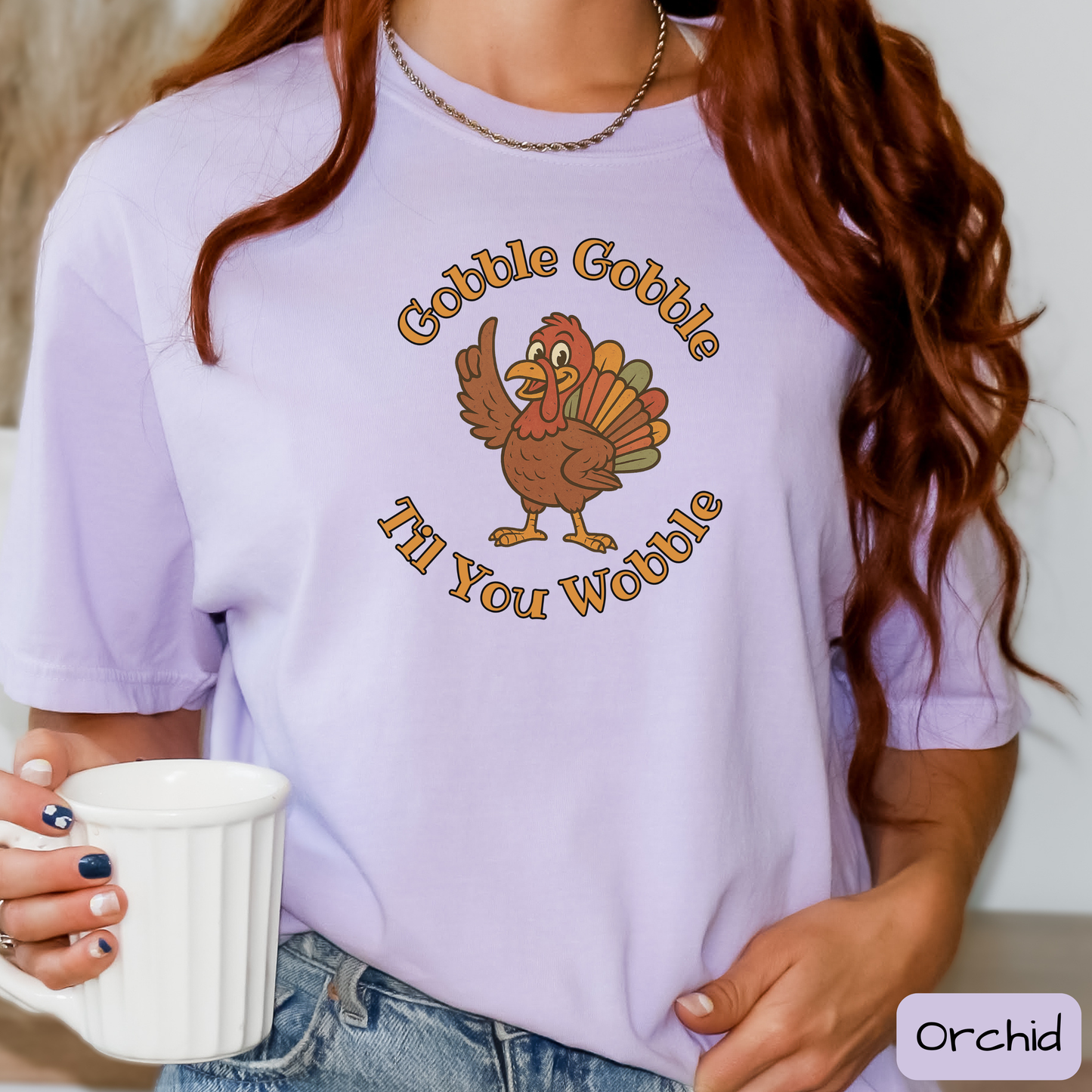 Gobble Gobble Til You Wobble Funny Thanksgiving Turkey Shirt, Trending Tee