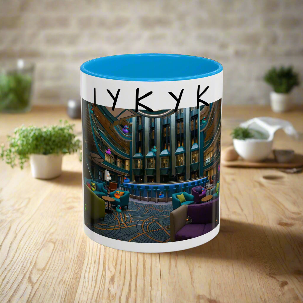 IYKYK Hidden Ducks Cruise Mug, Funny Conversation Starter Coffee Cup for Cruise Fans Colorful Mugs (11oz, 15oz)