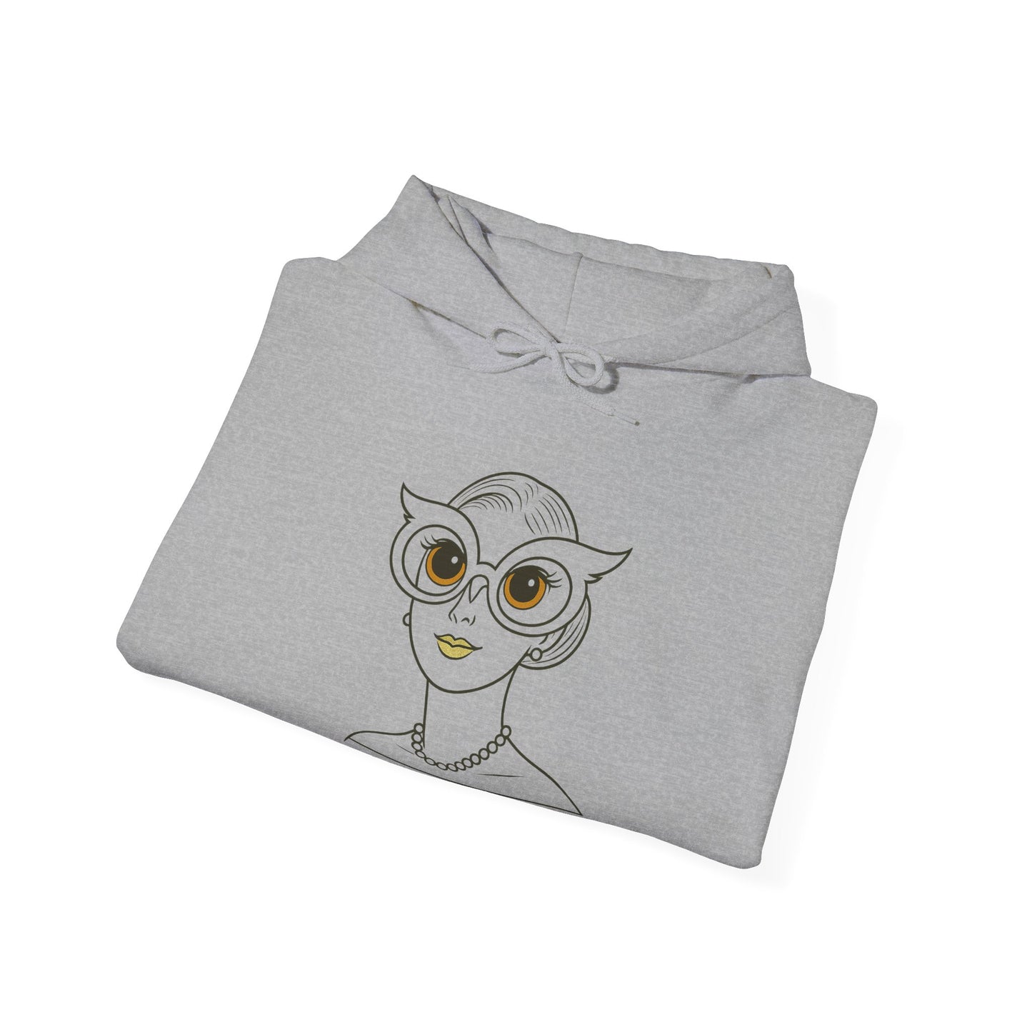 I Am a Hoot Hoodie | Funny Retro Owl Glasses Sweatshirt | Cozy Graphic Hoodie for Book Lovers and Teachers Feel Good