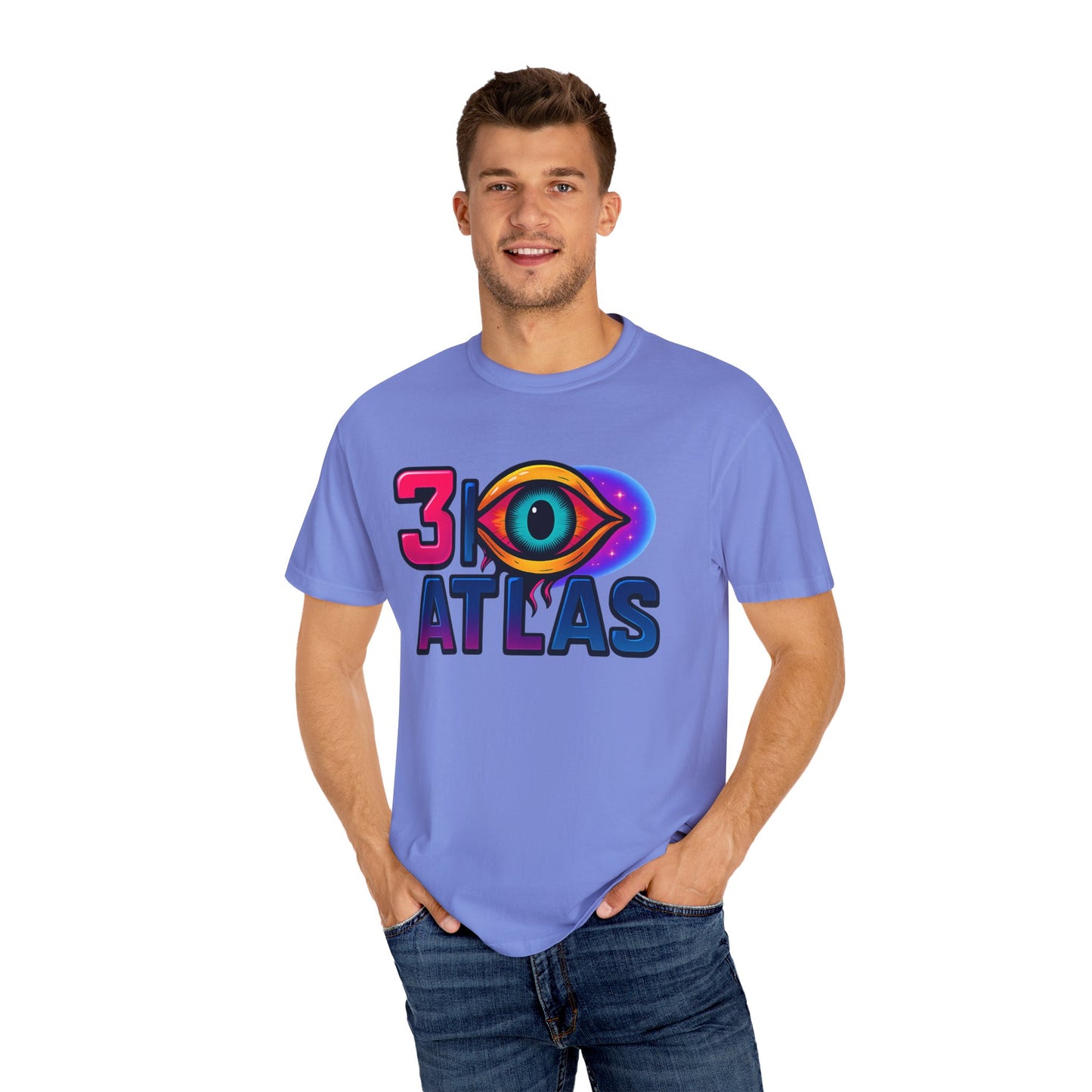 3i/Atlas Graphic Tee – Cosmic Alien Eye Shirt, Trippy Space T-Shirt, Space Enthusiast, Trending,