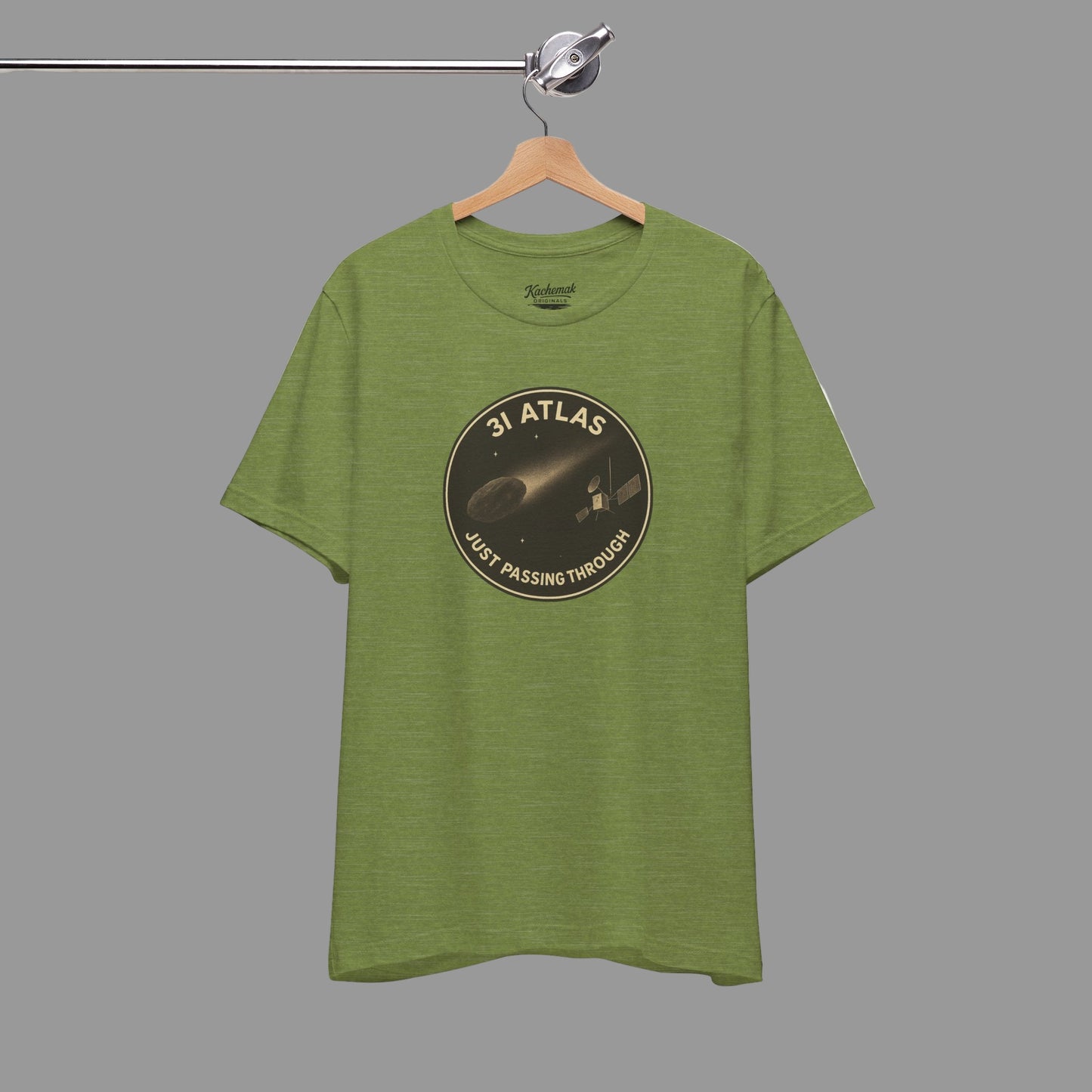3i/Atlas Tee – Just Passing Through Edition Stylish Graphic Tee for Space Enthusiasts | Trending Design, Casual Wear, Gift for Astronaut Lovers, Birthday Gift,