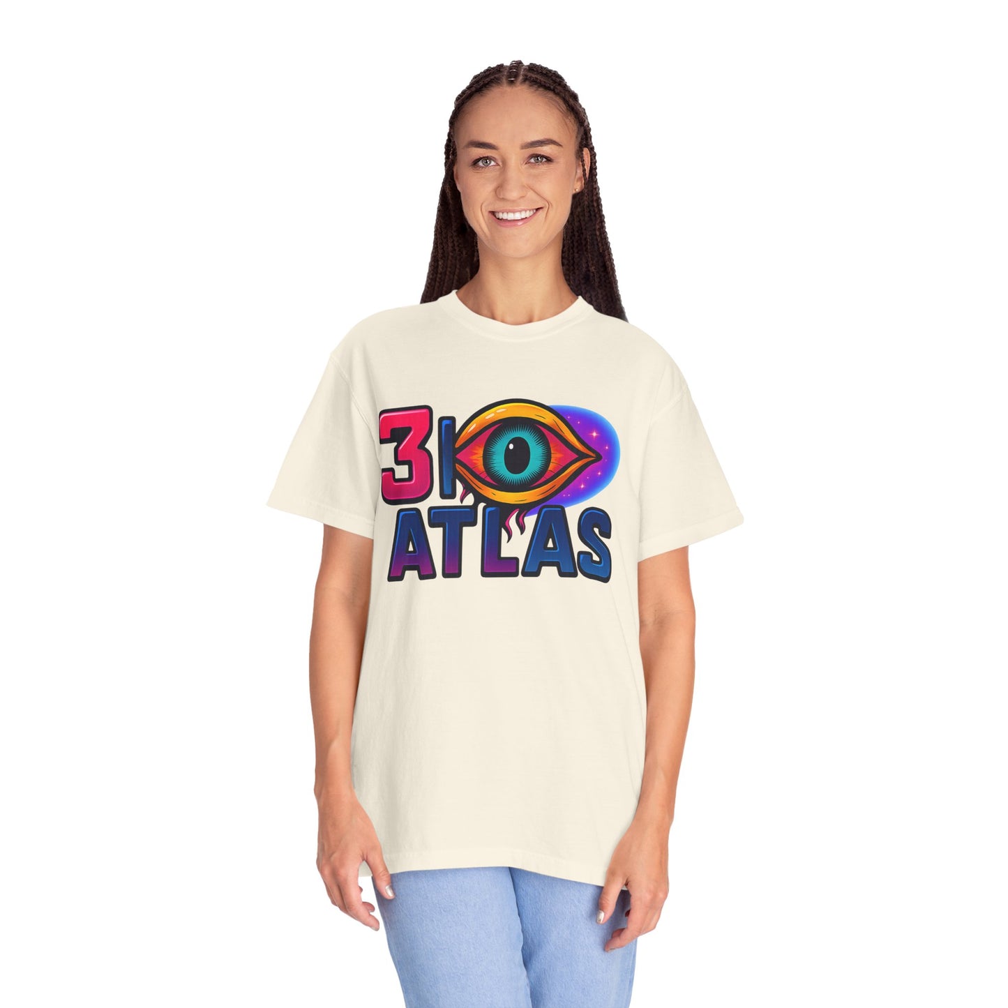 3i/Atlas Graphic Tee – Cosmic Alien Eye Shirt, Trippy Space T-Shirt, Space Enthusiast, Trending,