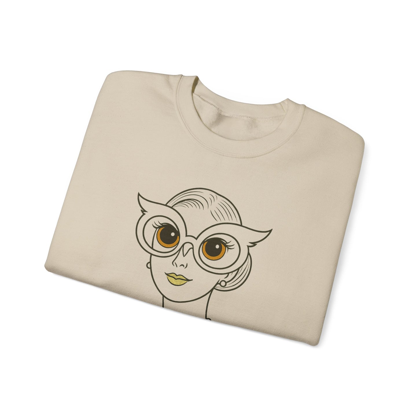 I Am a Hoot Sweatshirt | Funny Retro Owl Glasses Crewneck | Quirky Gift for Book Lovers, Teachers, Friends Feel Good